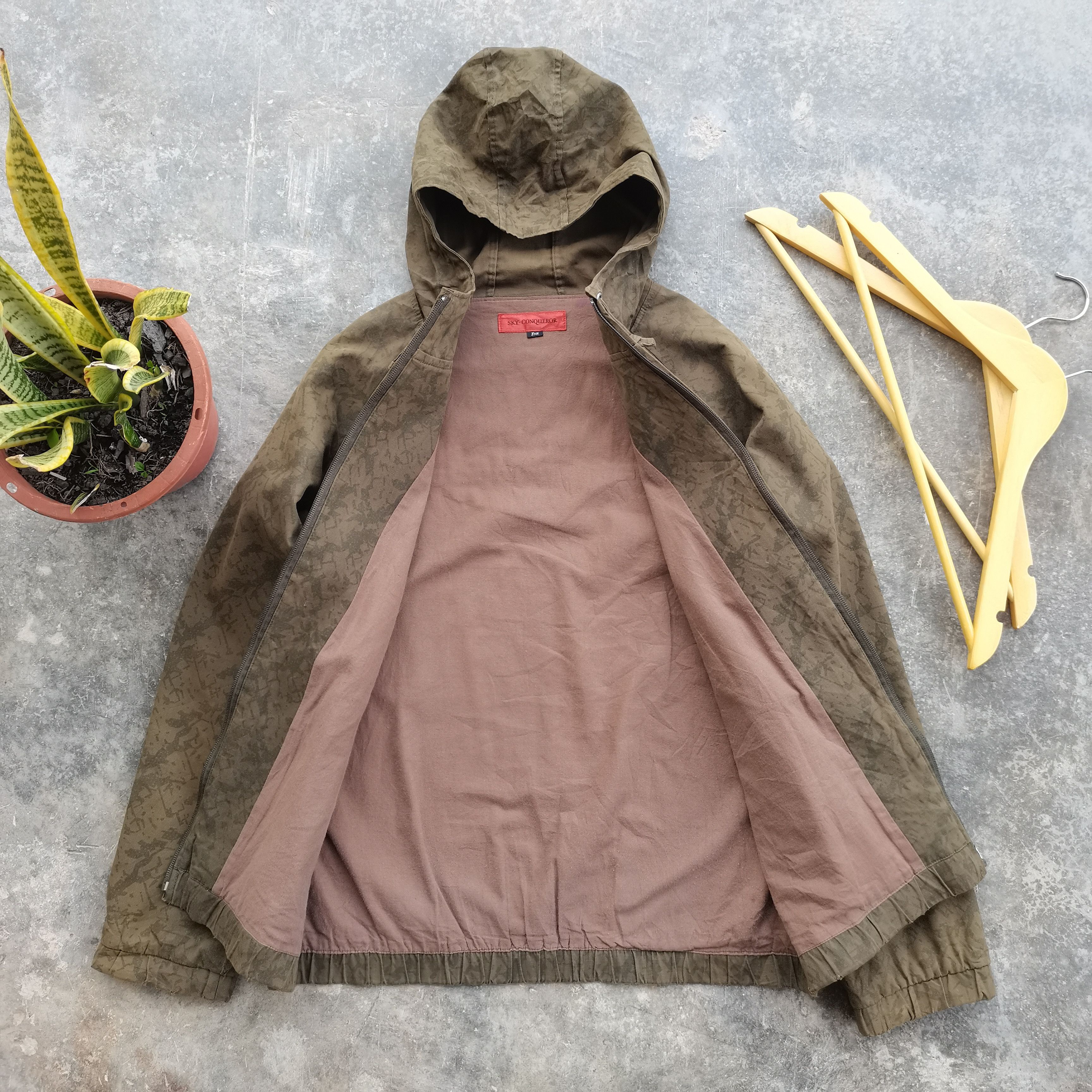 Japanese Brand × Vintage Archive💚 Sky-Conqueror Camouflage Hoodie Jacket Size US L / EU 52-54 / 3 - 2 Thumbnail