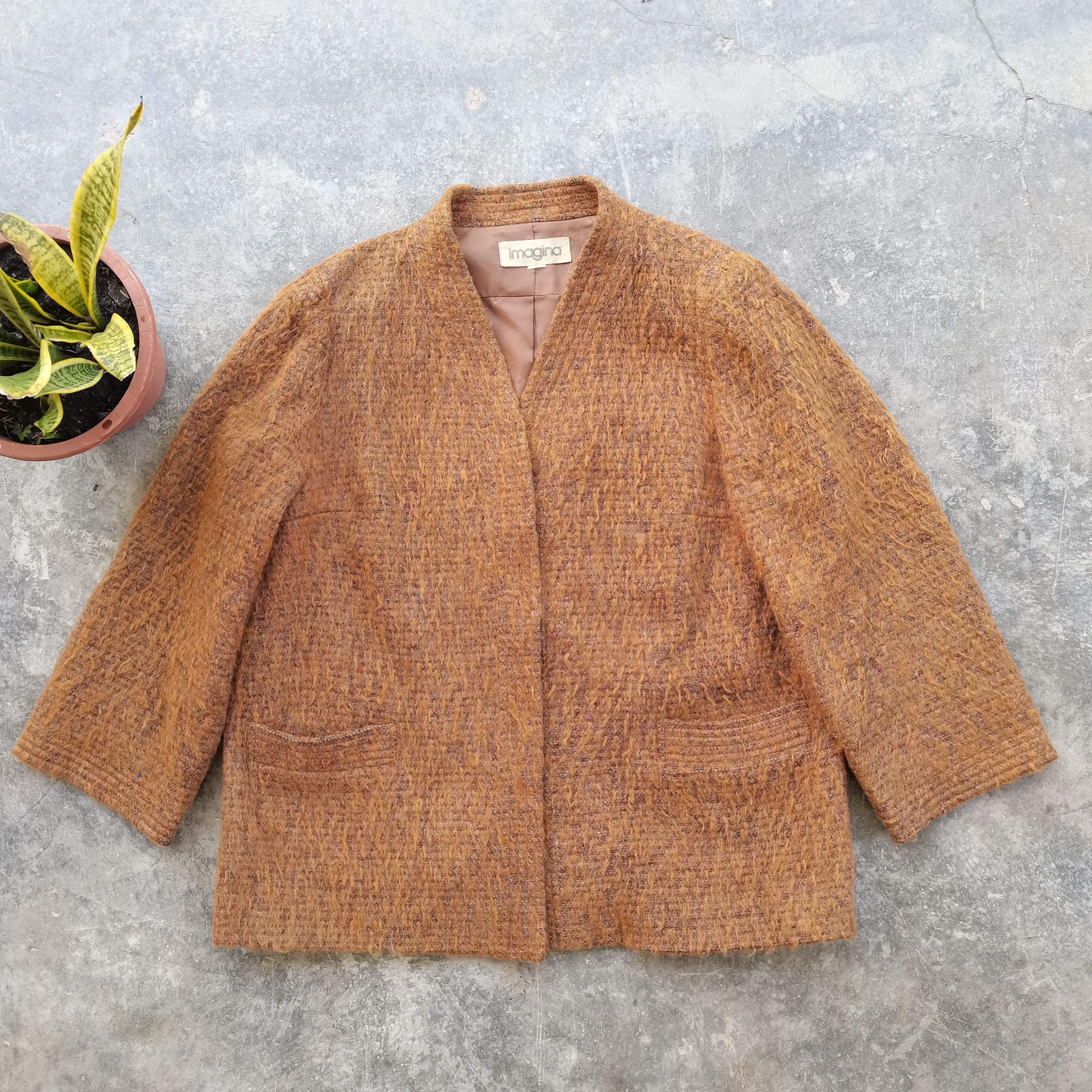 Japanese Brand × Vintage Vintage /Rare🔥 IMAGINA Japanese Wool Cardigan Size L / US 10 / IT 46 - 2 Thumbnail