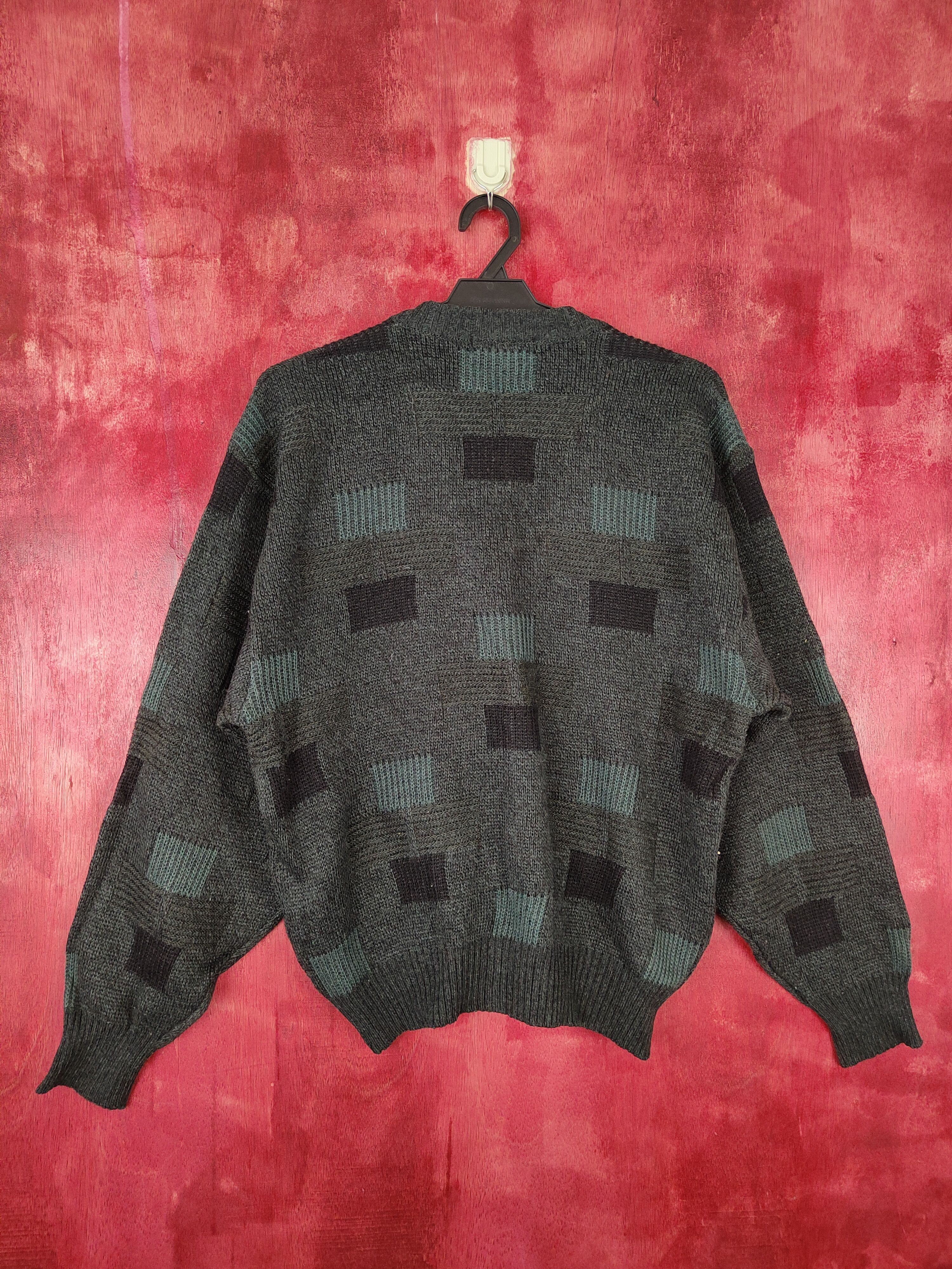 Japanese Brand DL Power House Dark Green Knitwear cardigan #5233 Size US M / EU 48-50 / 2 - 7 Thumbnail