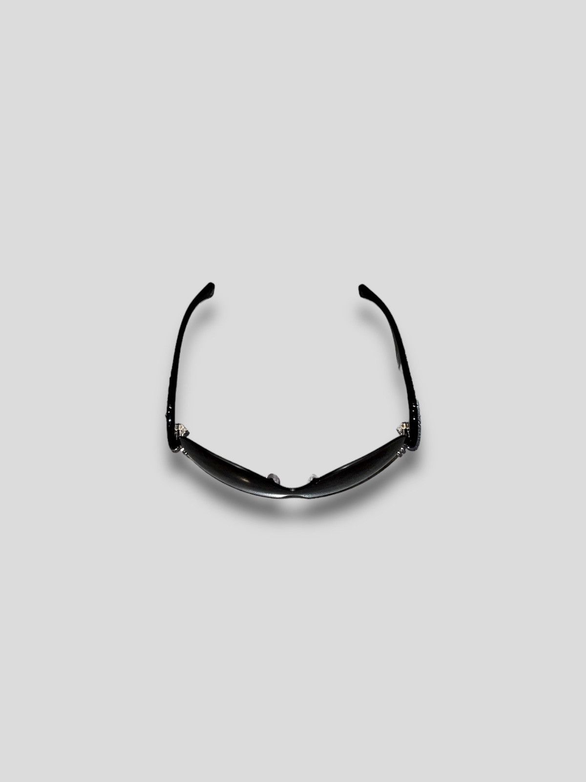 Armani × Emporio Armani × Giorgio Armani Emporio Armani EA4022B 5143/8E Black Shield Sunglasses Size ONE SIZE - 5 Thumbnail