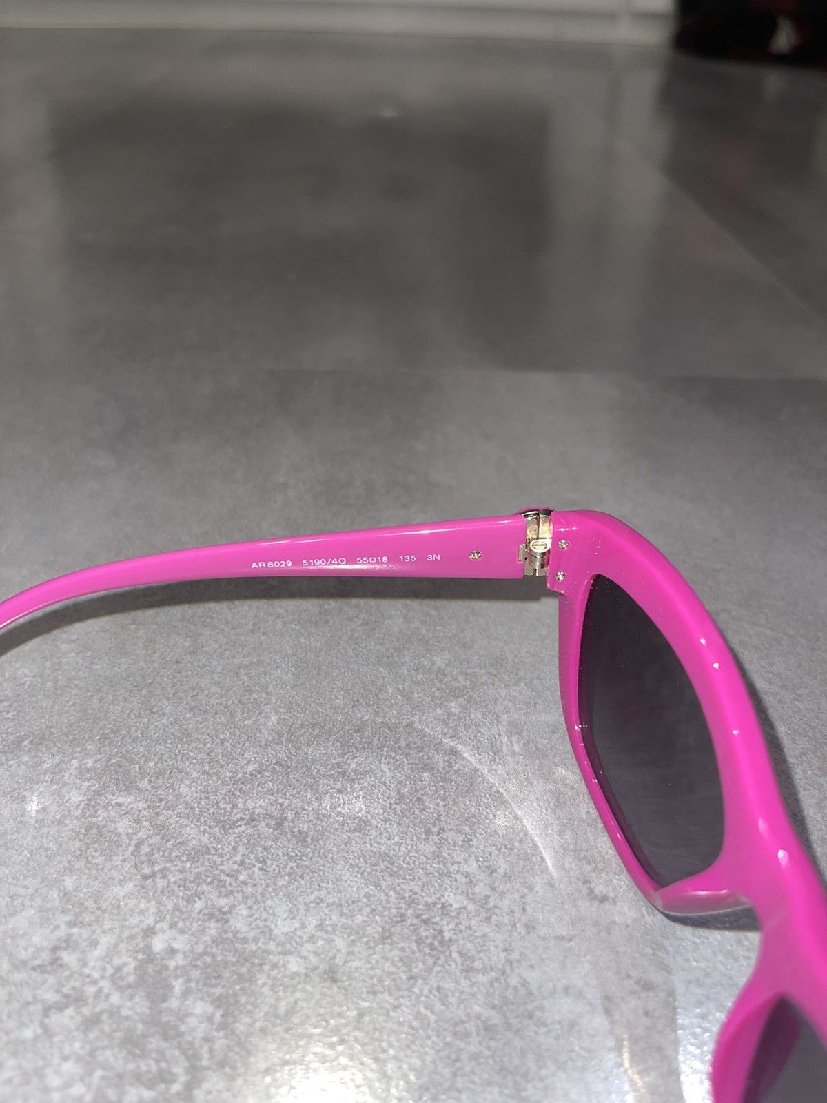 Armani × Emporio Armani × Giorgio Armani Giorgio Armani AR8029 5190/4Q Pink Cat Eyes Sunglasses Size ONE SIZE - 13 Thumbnail