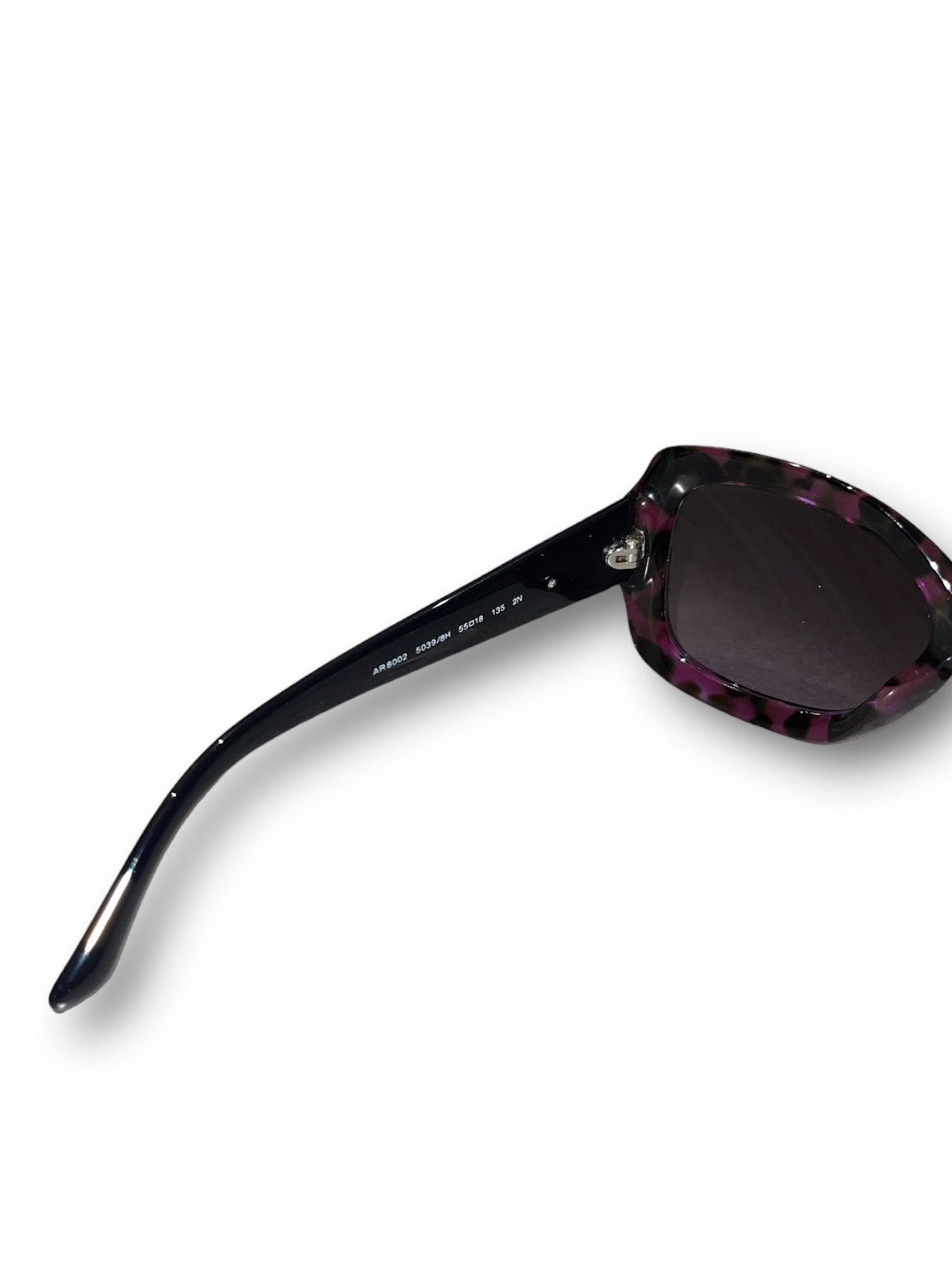 Armani × Emporio Armani × Giorgio Armani Giorgio Armani AR8002 5039/8H Black Violet Camo Sunglasses Size ONE SIZE - 9 Thumbnail