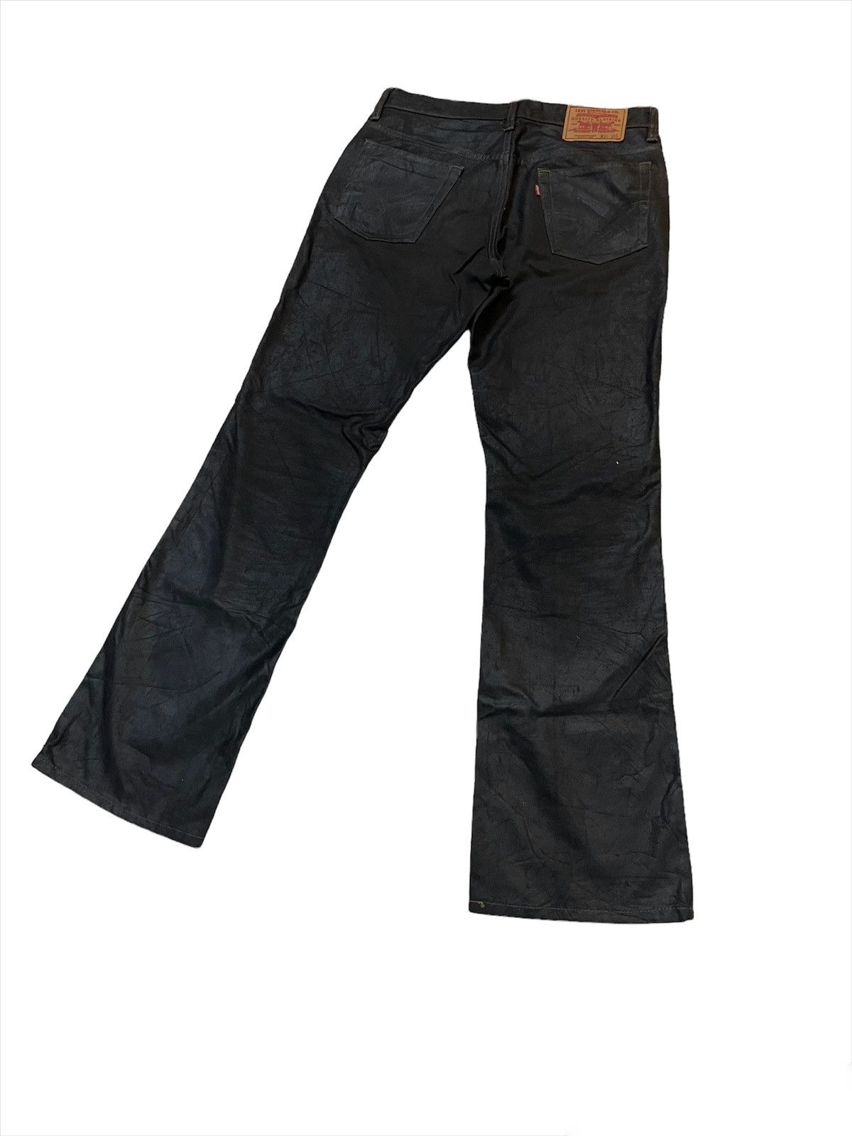 Levi's × Levi's Made & Crafted Levi’s 517 Flare Waxed Dark Brown Denim Size US 30 / EU 46 - 6 Thumbnail