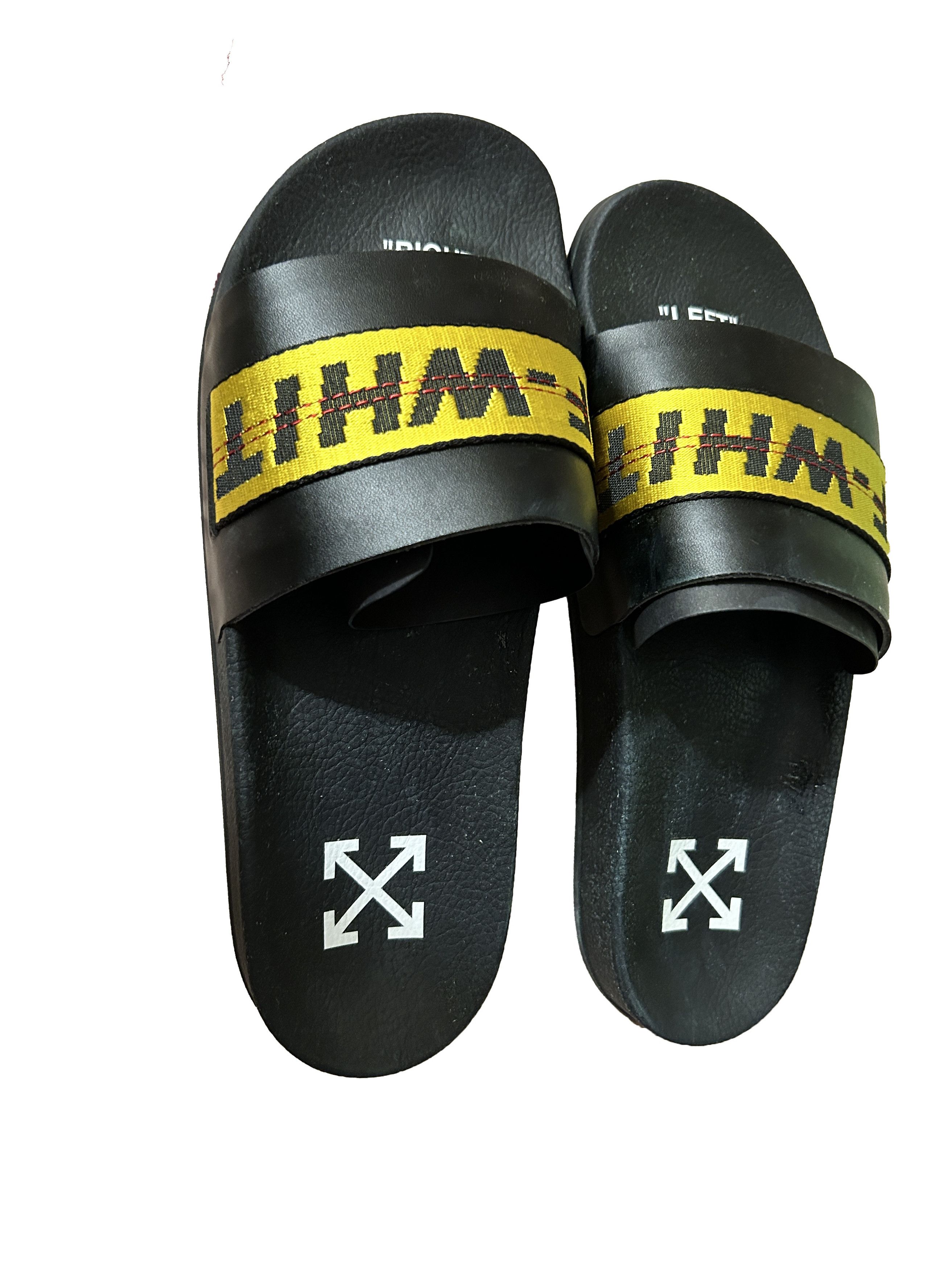 Off-White Off-White Industrial Sliders Black Size US 8.5 / EU 41-42 - 4 Thumbnail