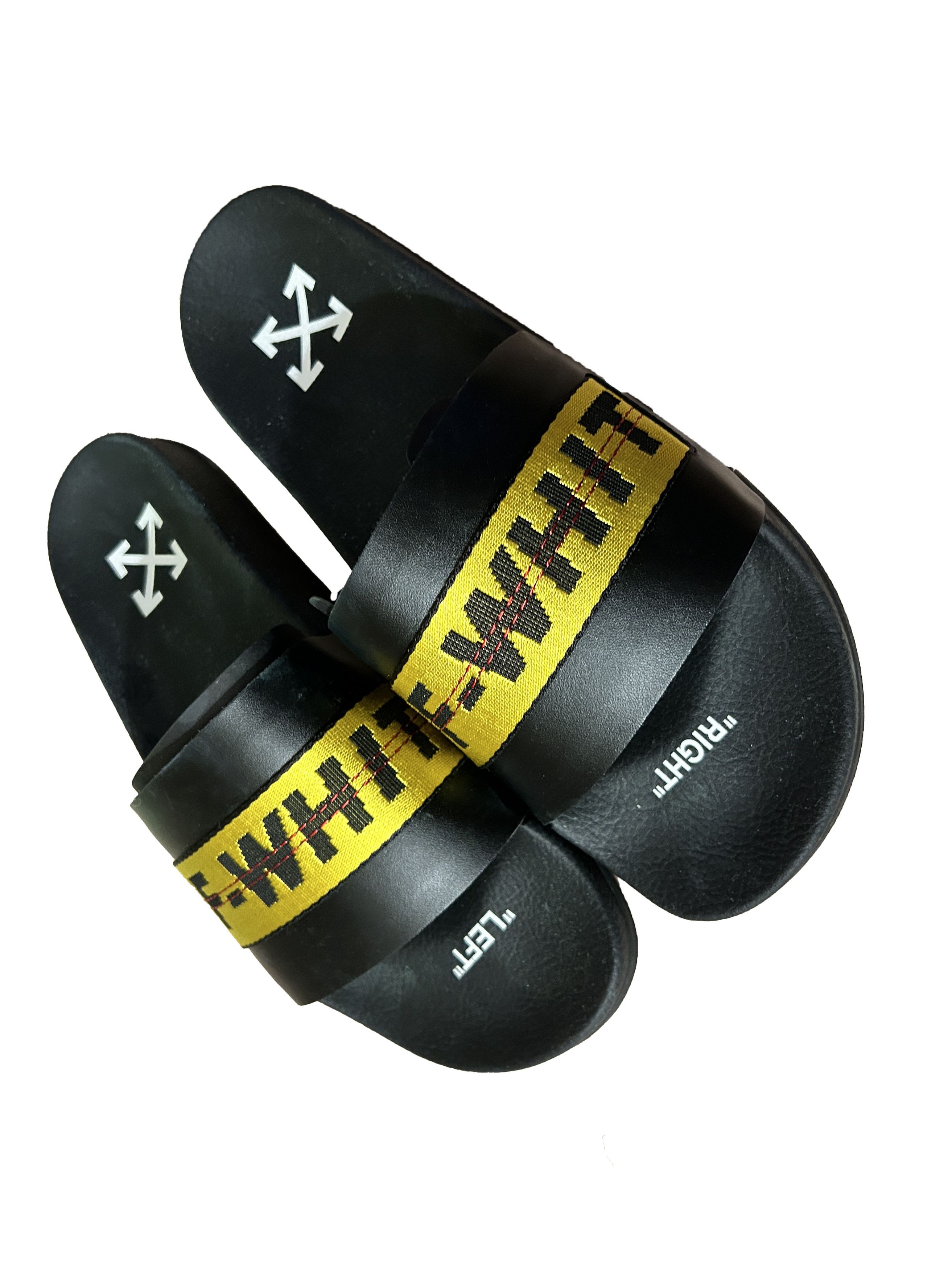 Off-White Off-White Industrial Sliders Black Size US 8.5 / EU 41-42 - 2 Thumbnail