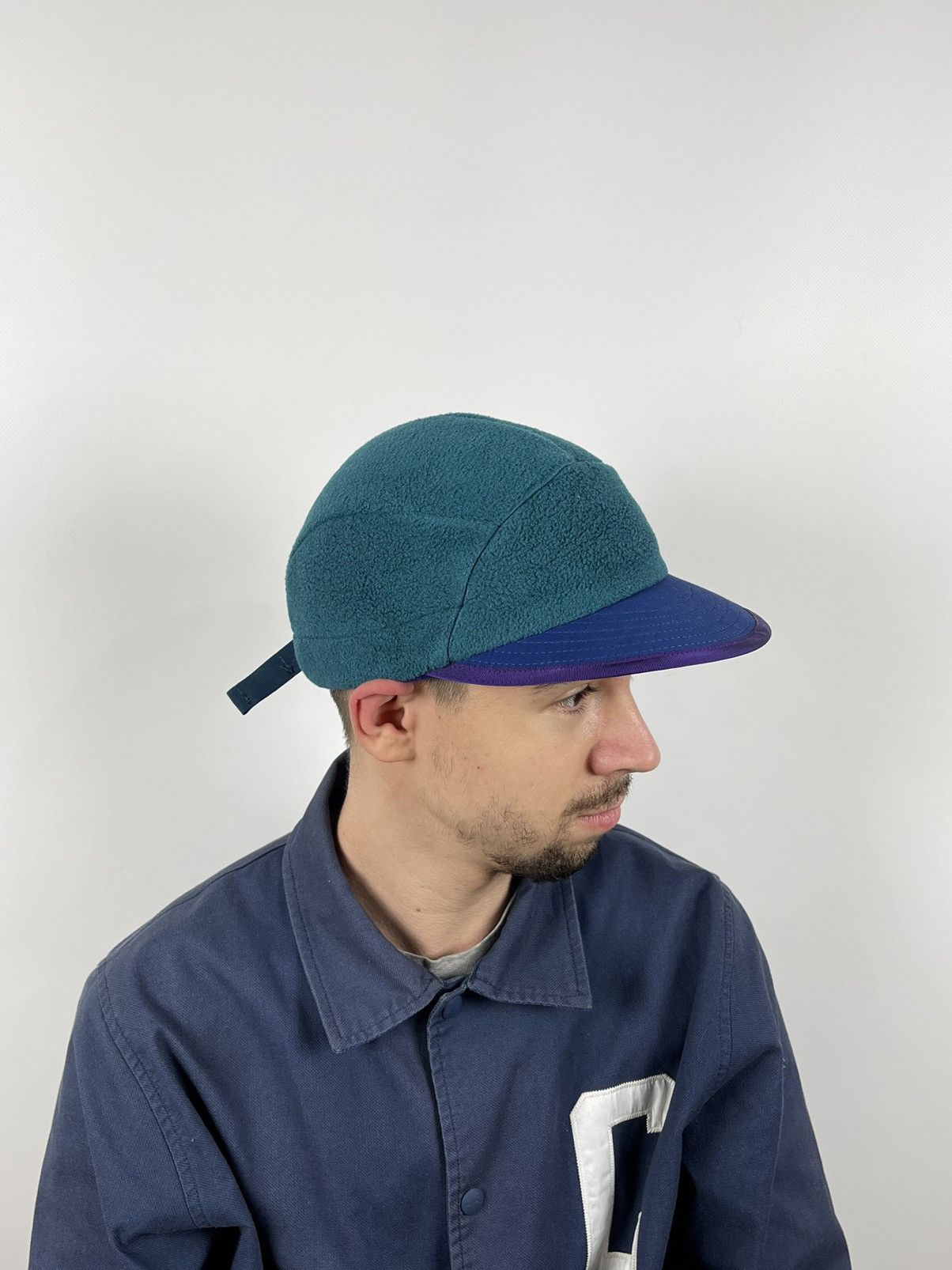 Patagonia 90s Vintage Patagonia Synchilla 5 Panel Fleece Cap Hats USA Size ONE SIZE - 3 Thumbnail