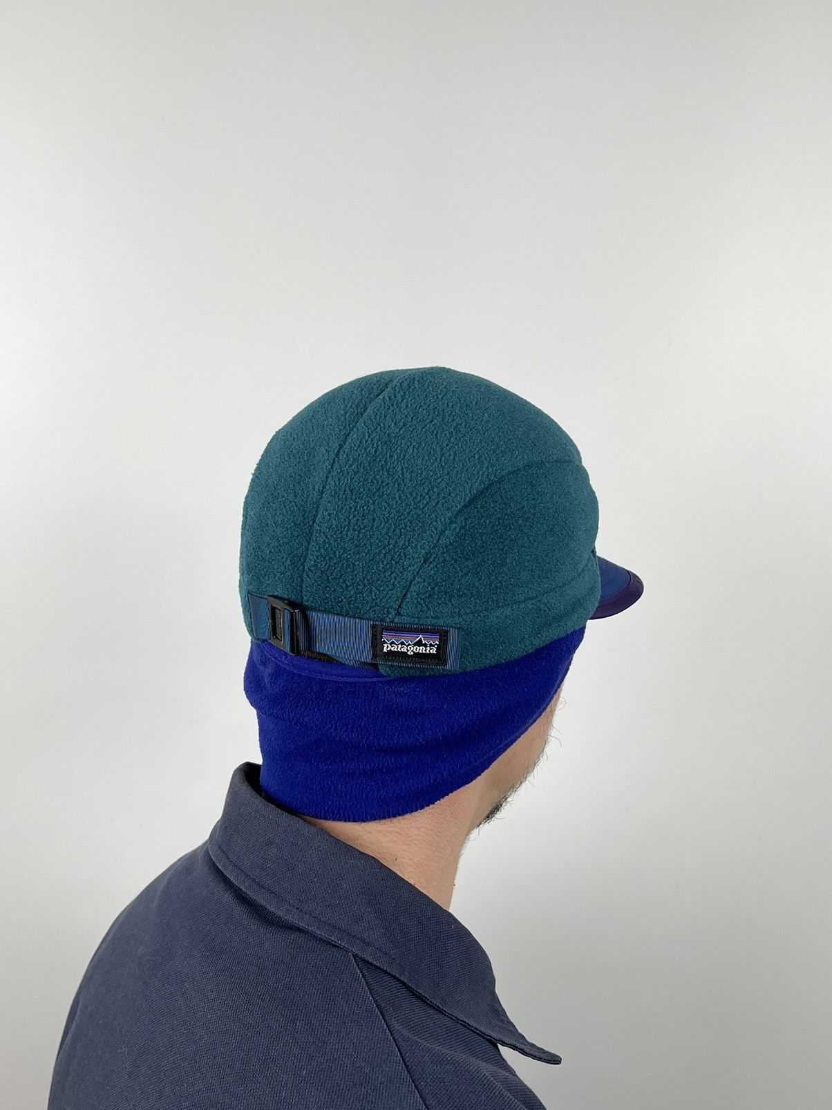 Patagonia 90s Vintage Patagonia Synchilla 5 Panel Fleece Cap Hats USA Size ONE SIZE - 6 Thumbnail