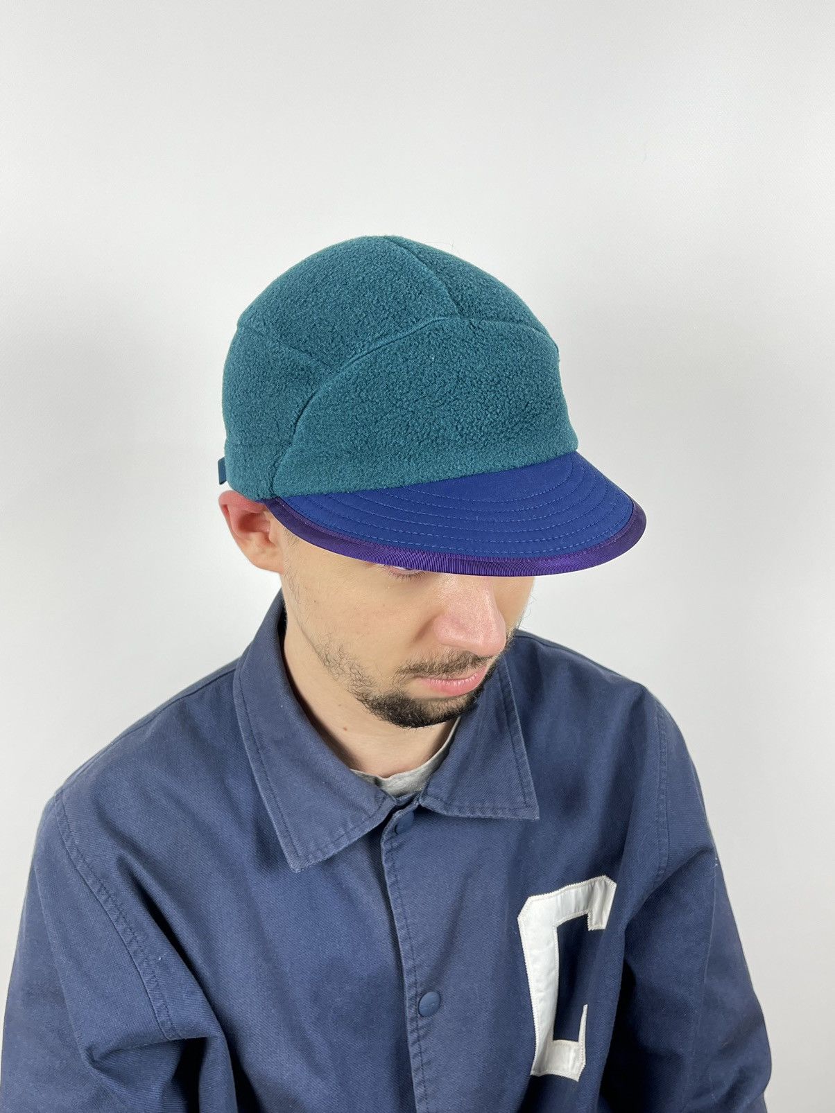 Patagonia 90s Vintage Patagonia Synchilla 5 Panel Fleece Cap Hats USA Size ONE SIZE - 5 Thumbnail