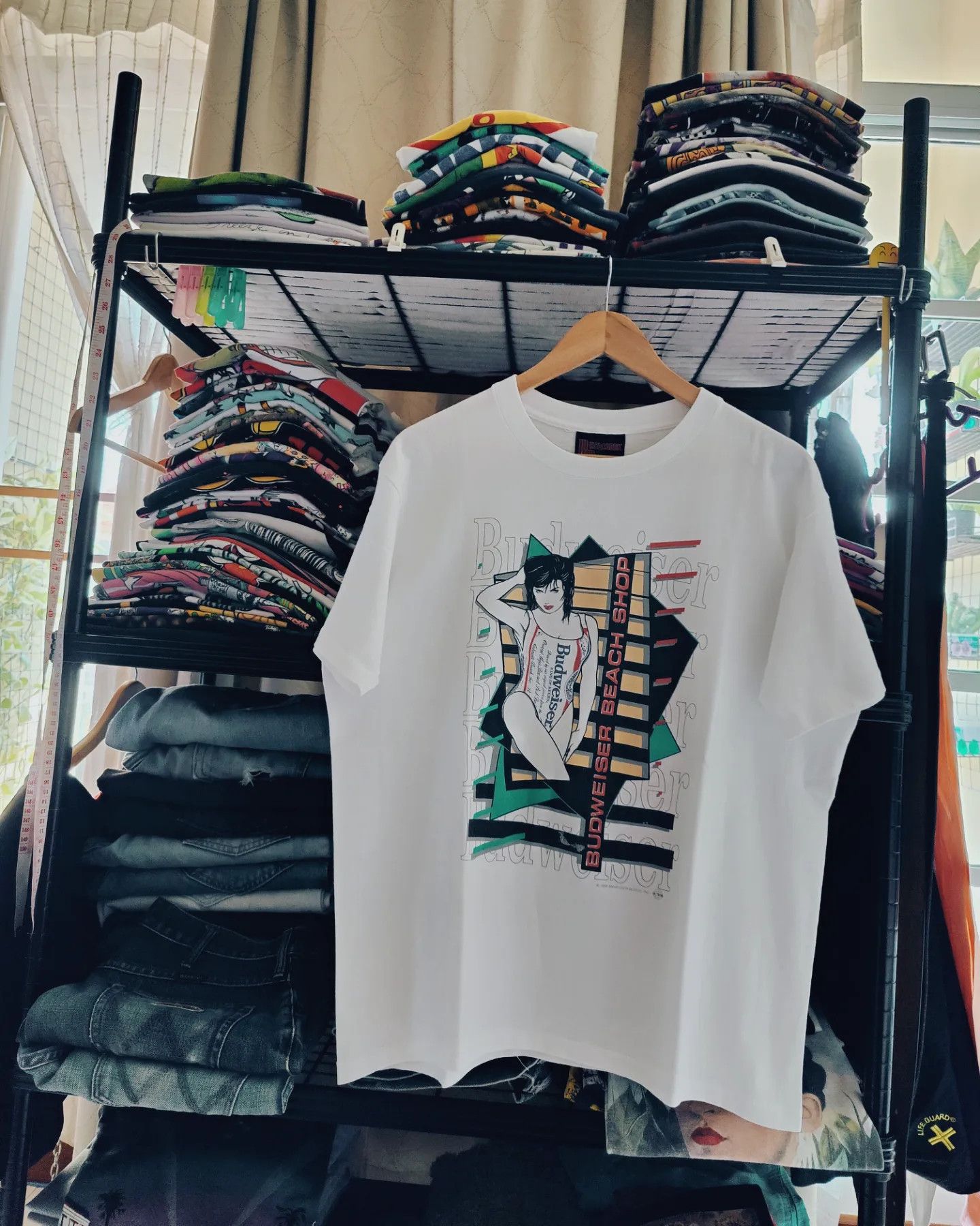 Budweiser × Vintage vintage 90s - 1993 BudWeiser Beach Shop 🏖 Size US L / EU 52-54 / 3 - 2 Thumbnail