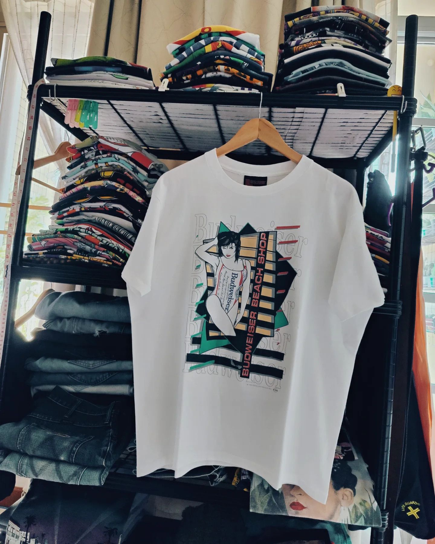 Budweiser × Vintage vintage 90s - 1993 BudWeiser Beach Shop 🏖 Size US L / EU 52-54 / 3 - 7 Thumbnail