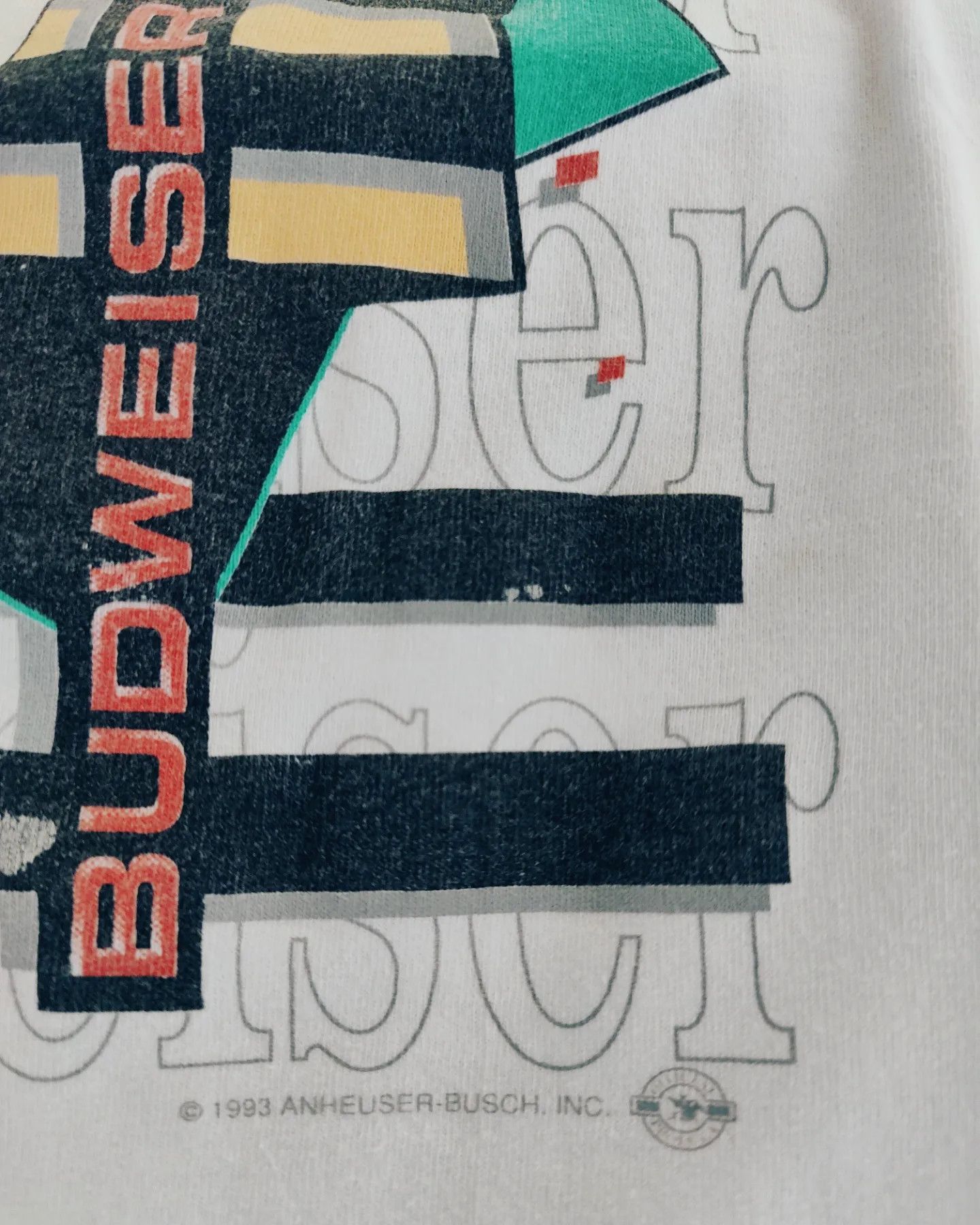 Budweiser × Vintage vintage 90s - 1993 BudWeiser Beach Shop 🏖 Size US L / EU 52-54 / 3 - 3 Thumbnail