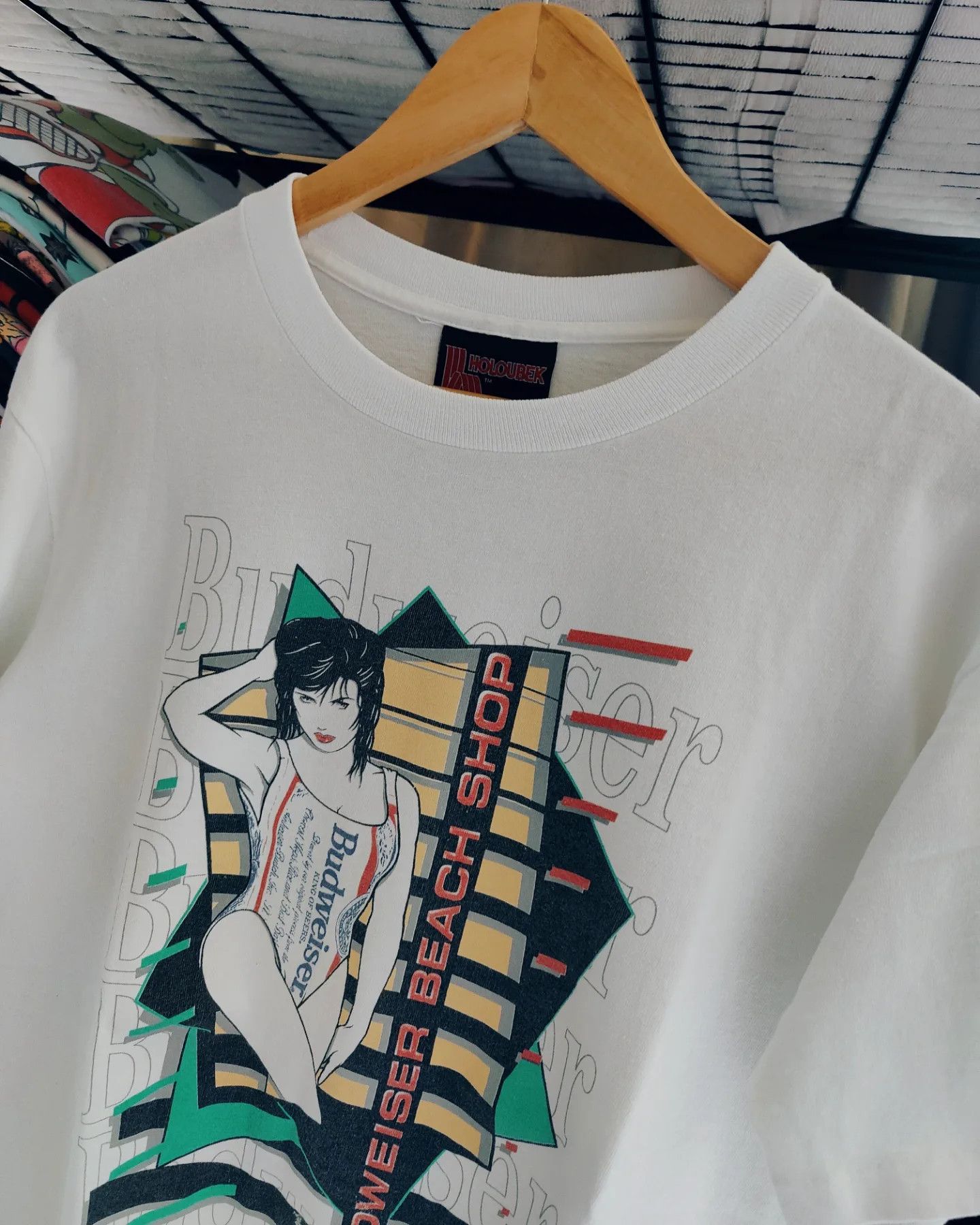 Budweiser × Vintage vintage 90s - 1993 BudWeiser Beach Shop 🏖 Size US L / EU 52-54 / 3 - 6 Thumbnail