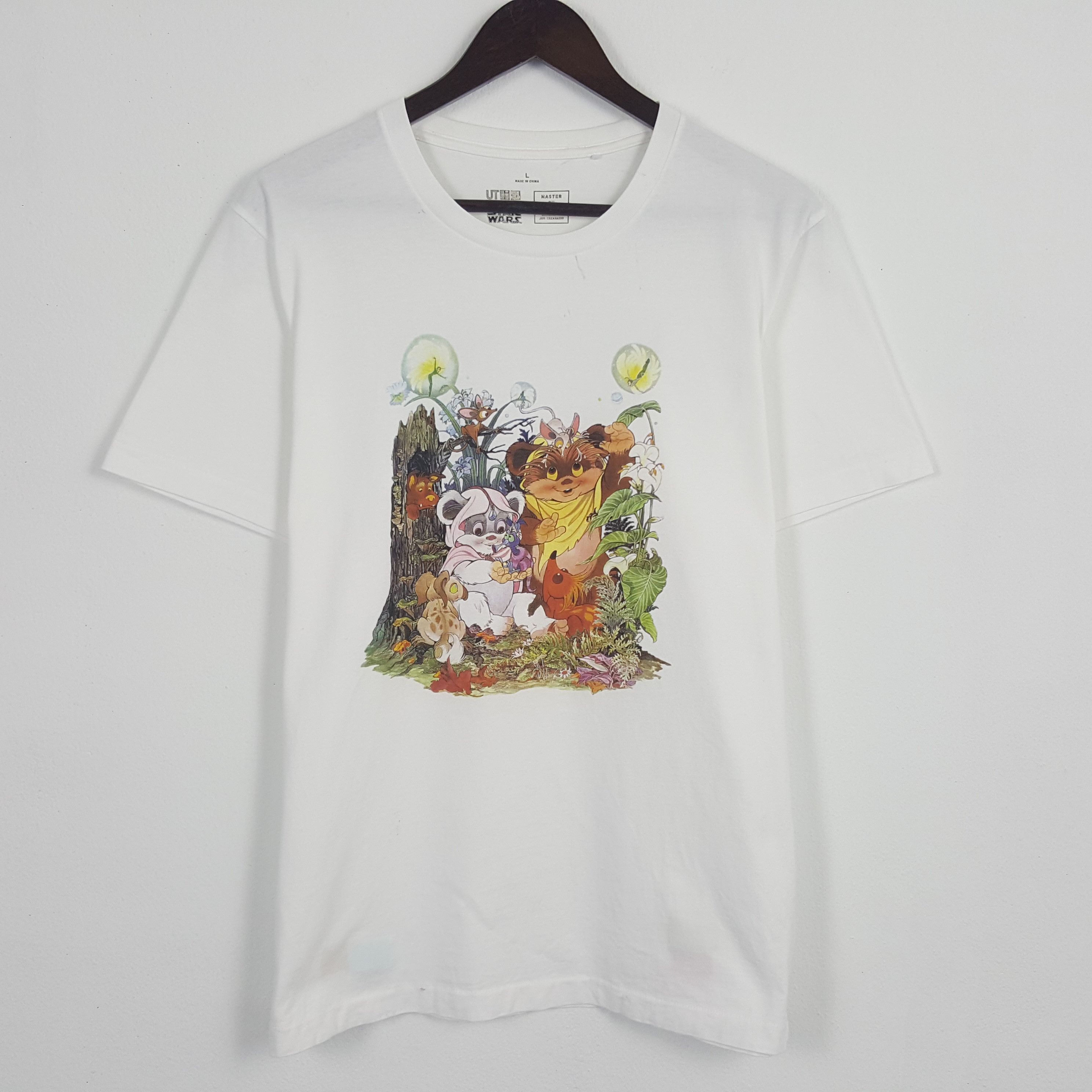 Star Wars × Vintage Vintage Star Wars Ewoks Movie Tshirt Size US L / EU 52-54 / 3 - 1 Thumbnail