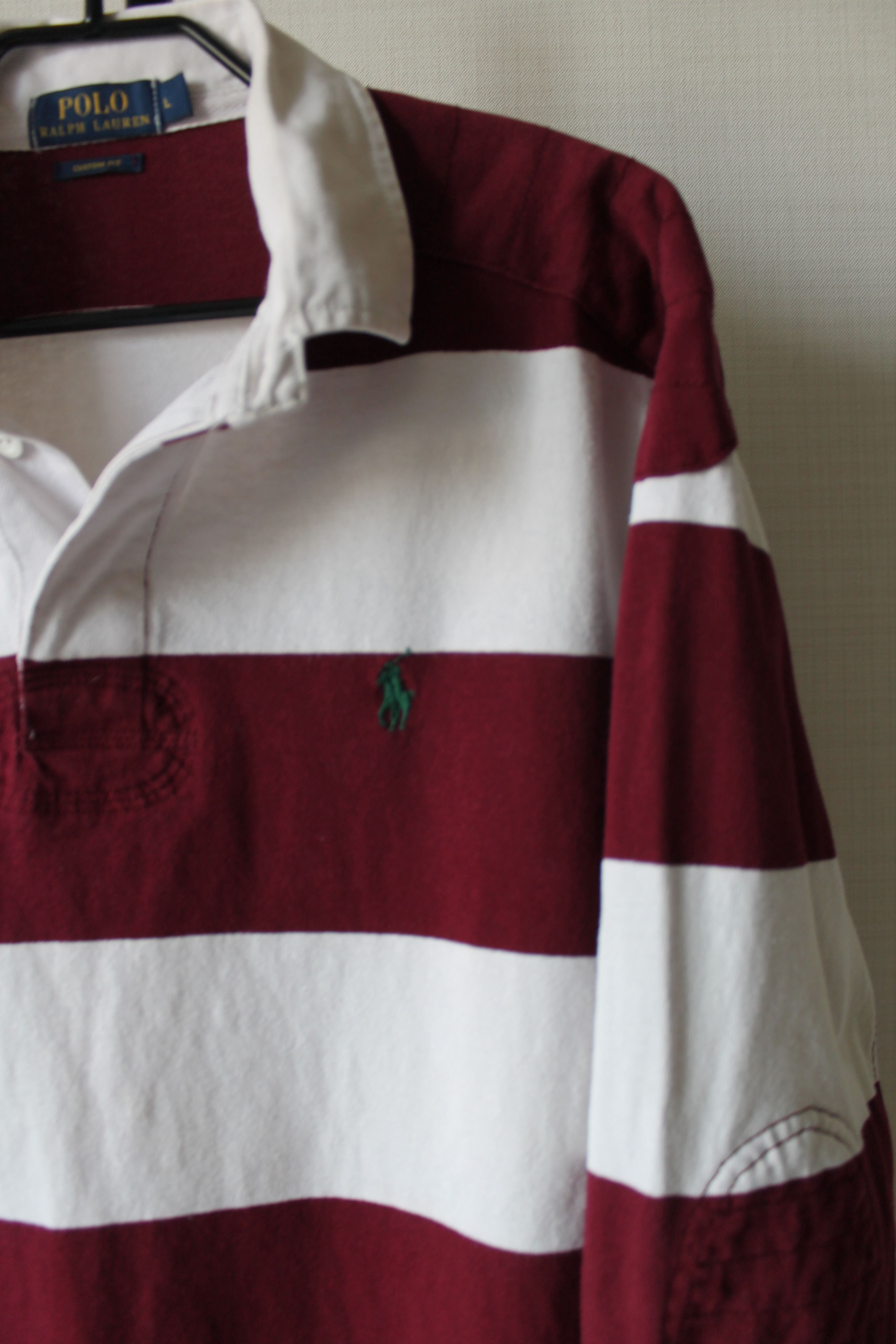 Polo Ralph Lauren Polo Ralph Lauren Ruby Polo Shirt Long Sleeve Striped Size US L / EU 52-54 / 3 - 2 Thumbnail