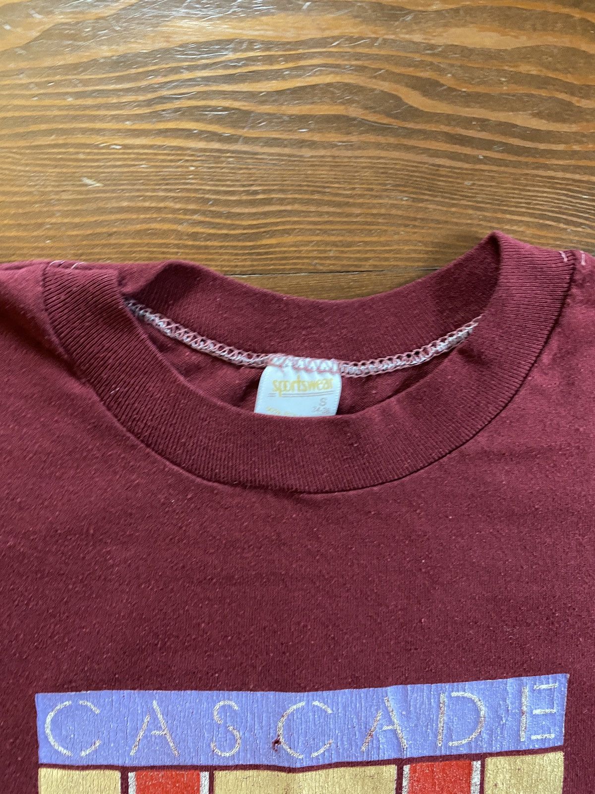 Nike Vintage 1983 Nike Cascade Run Off Single Stitch Tee Size US XS / EU 42 / 0 - 19 Thumbnail