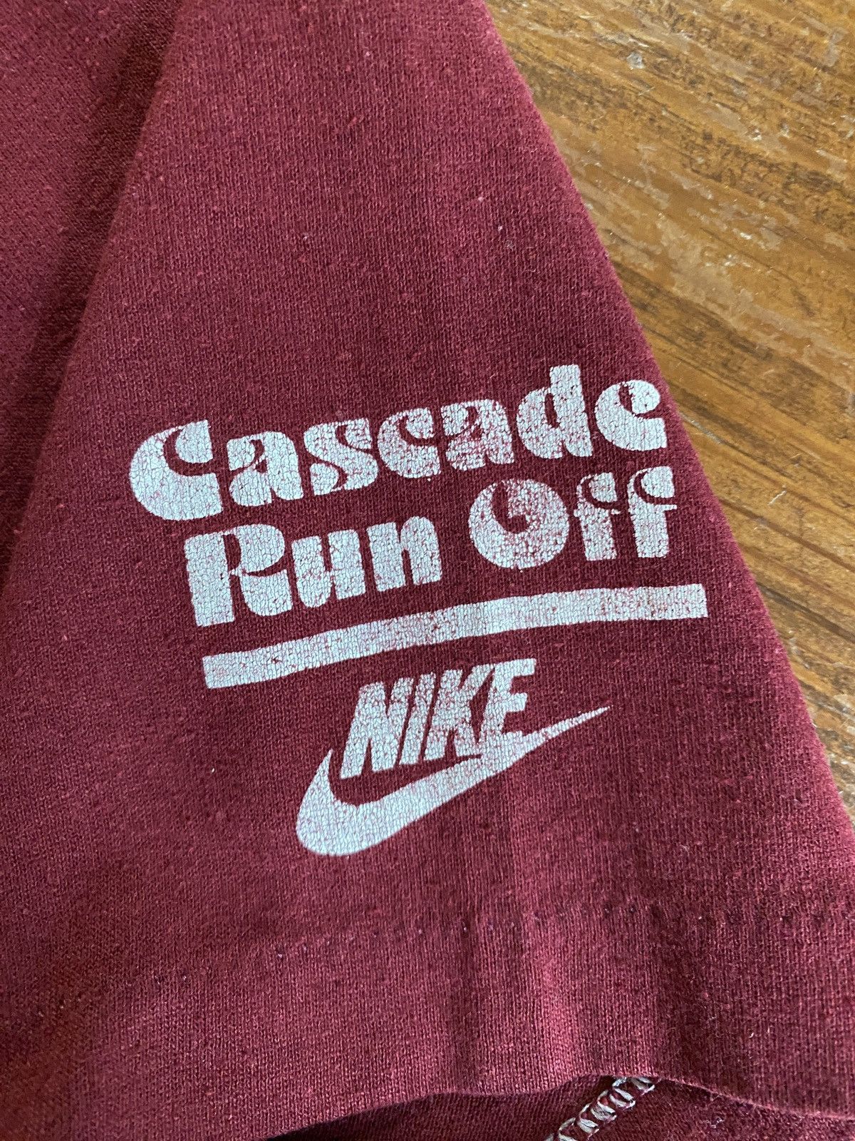 Nike Vintage 1983 Nike Cascade Run Off Single Stitch Tee Size US XS / EU 42 / 0 - 15 Thumbnail