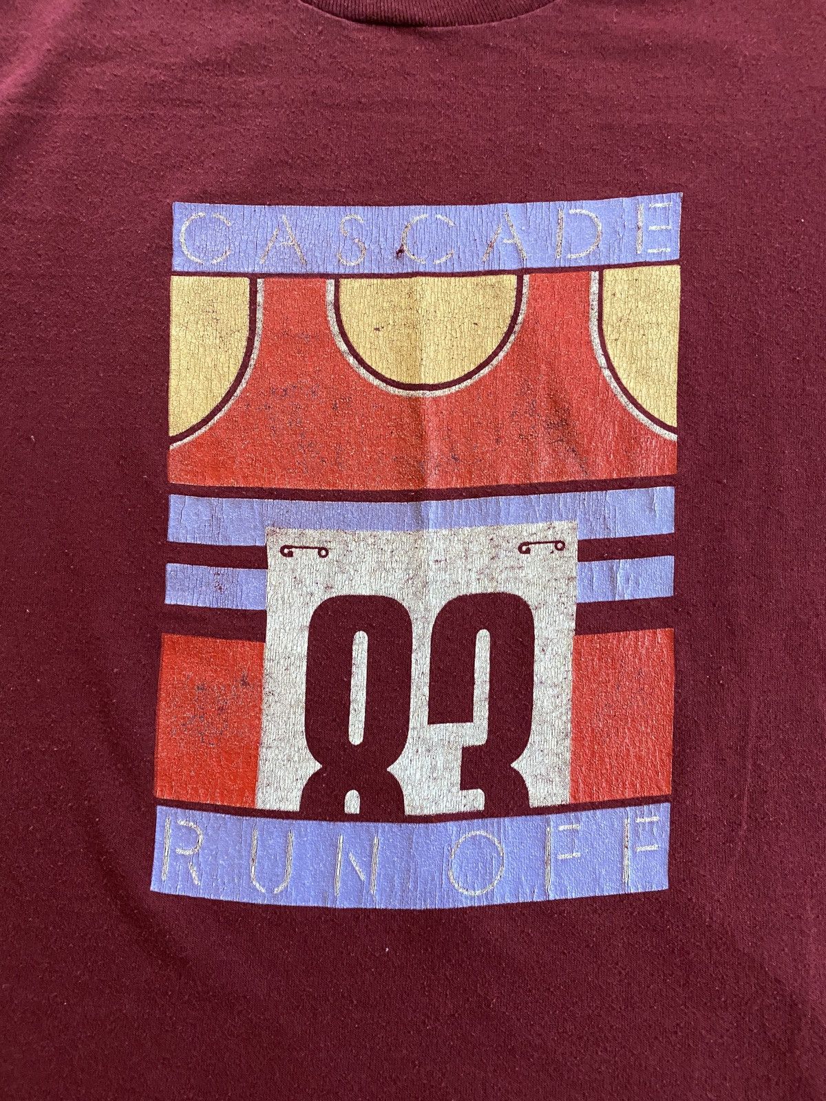 Nike Vintage 1983 Nike Cascade Run Off Single Stitch Tee Size US XS / EU 42 / 0 - 3 Thumbnail