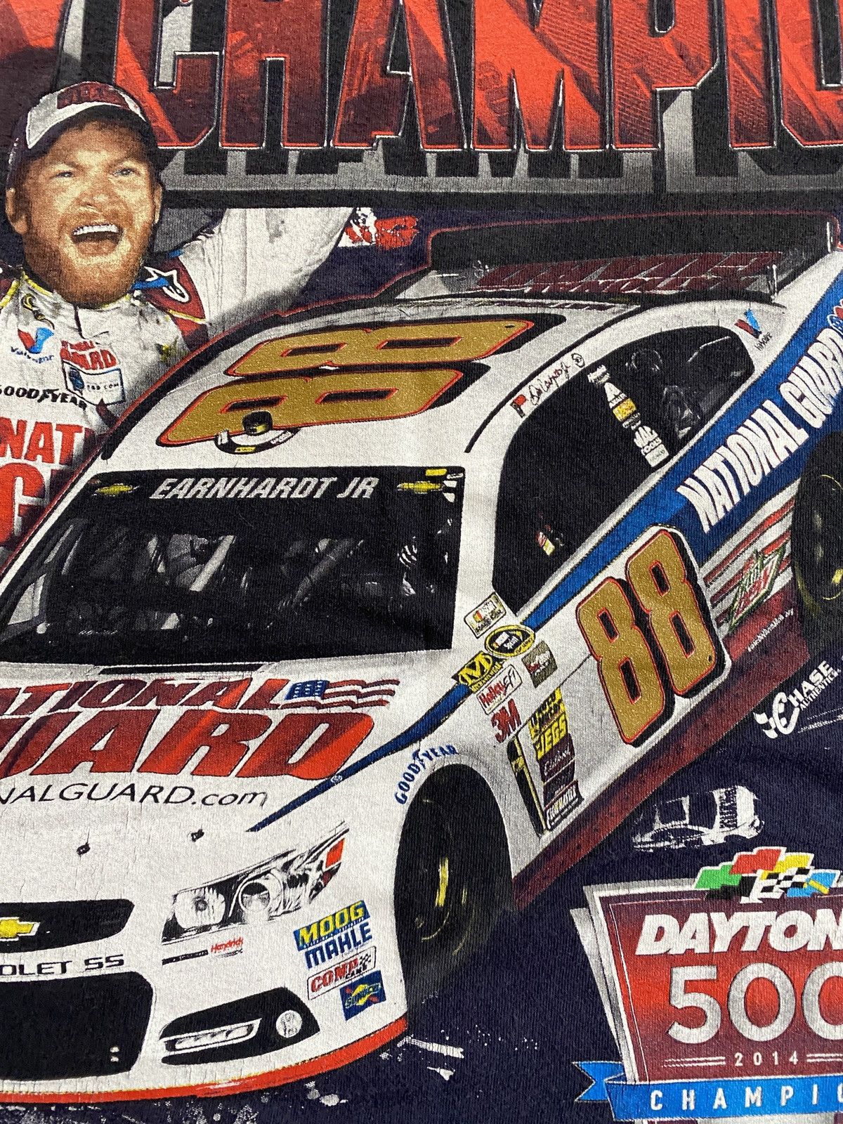 Chase Authentics 2014 Dale Earnhardt Jr. Daytona 500 Champ Double Side Tee Size US L / EU 52-54 / 3 - 23 Thumbnail