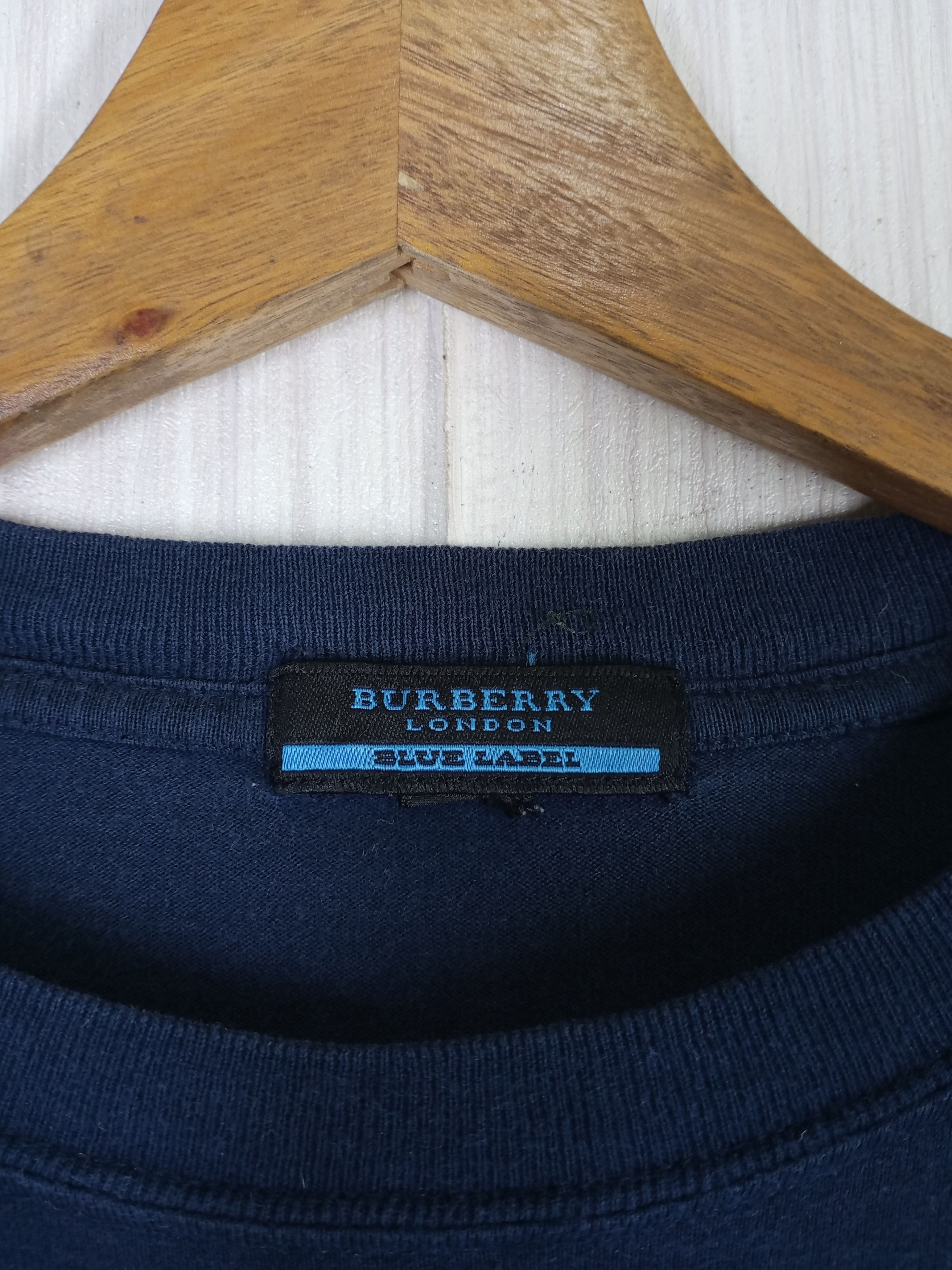 Burberry Vintage Burberry London Blue Label Nova Check Tee Size US L / EU 52-54 / 3 - 5 Thumbnail