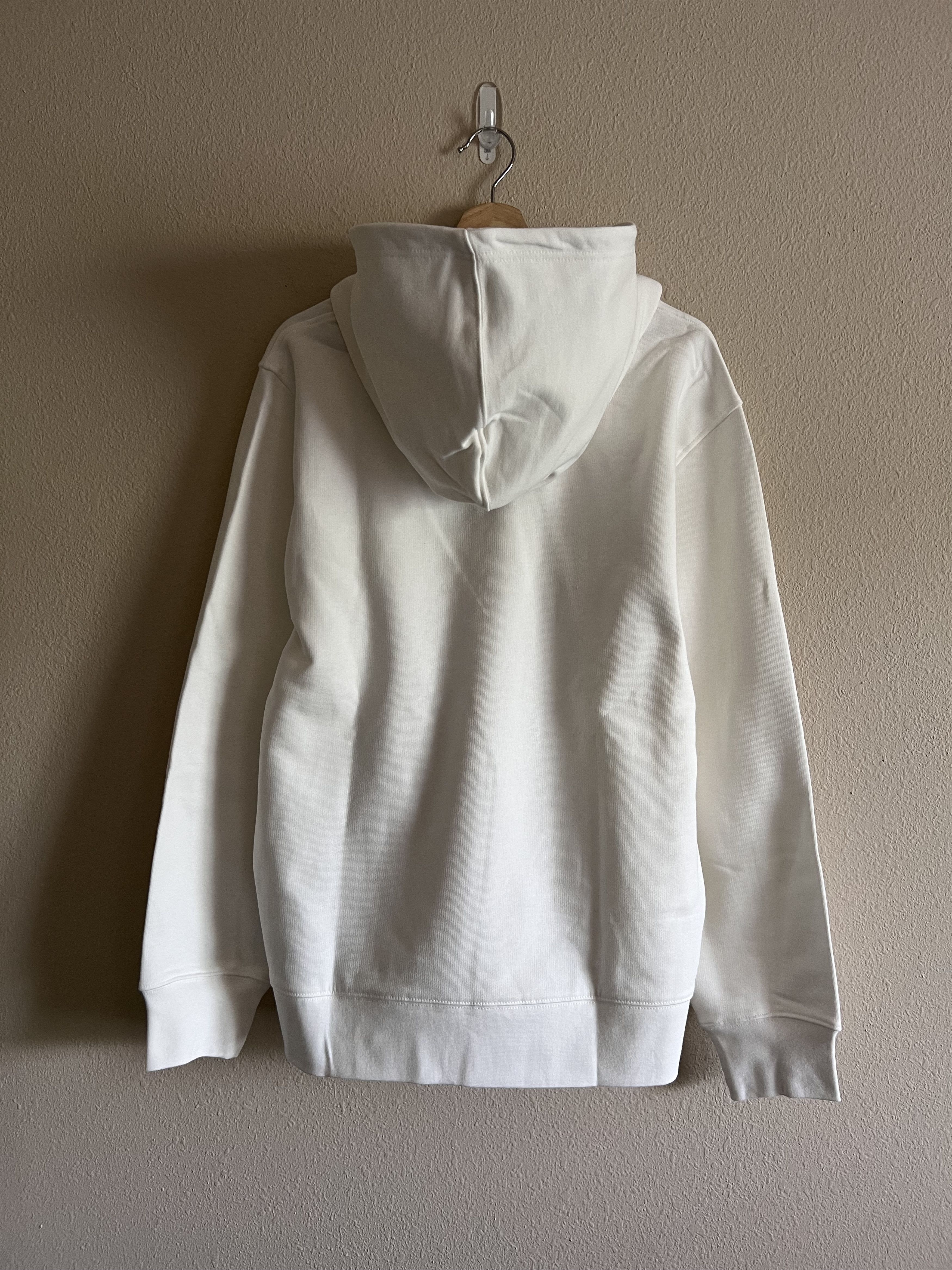 Adidas Y-3 Adidas Yohji Graphic Logo Hoodie in White Orange Size US L / EU 52-54 / 3 - 4 Thumbnail