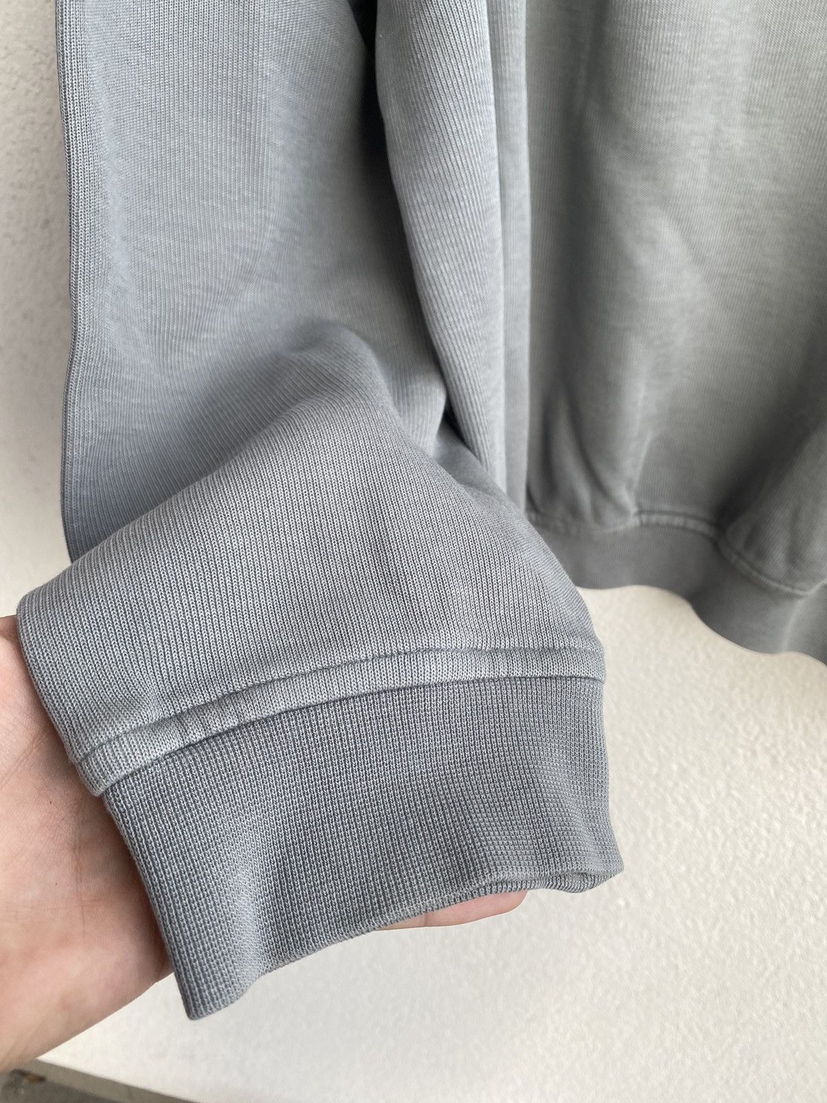 Yves Saint Laurent Turquoise 90s YSL Sweatshirt 1/4 Quarter Zip Vintage Sweater Size US L / EU 52-54 / 3 - 21 Thumbnail