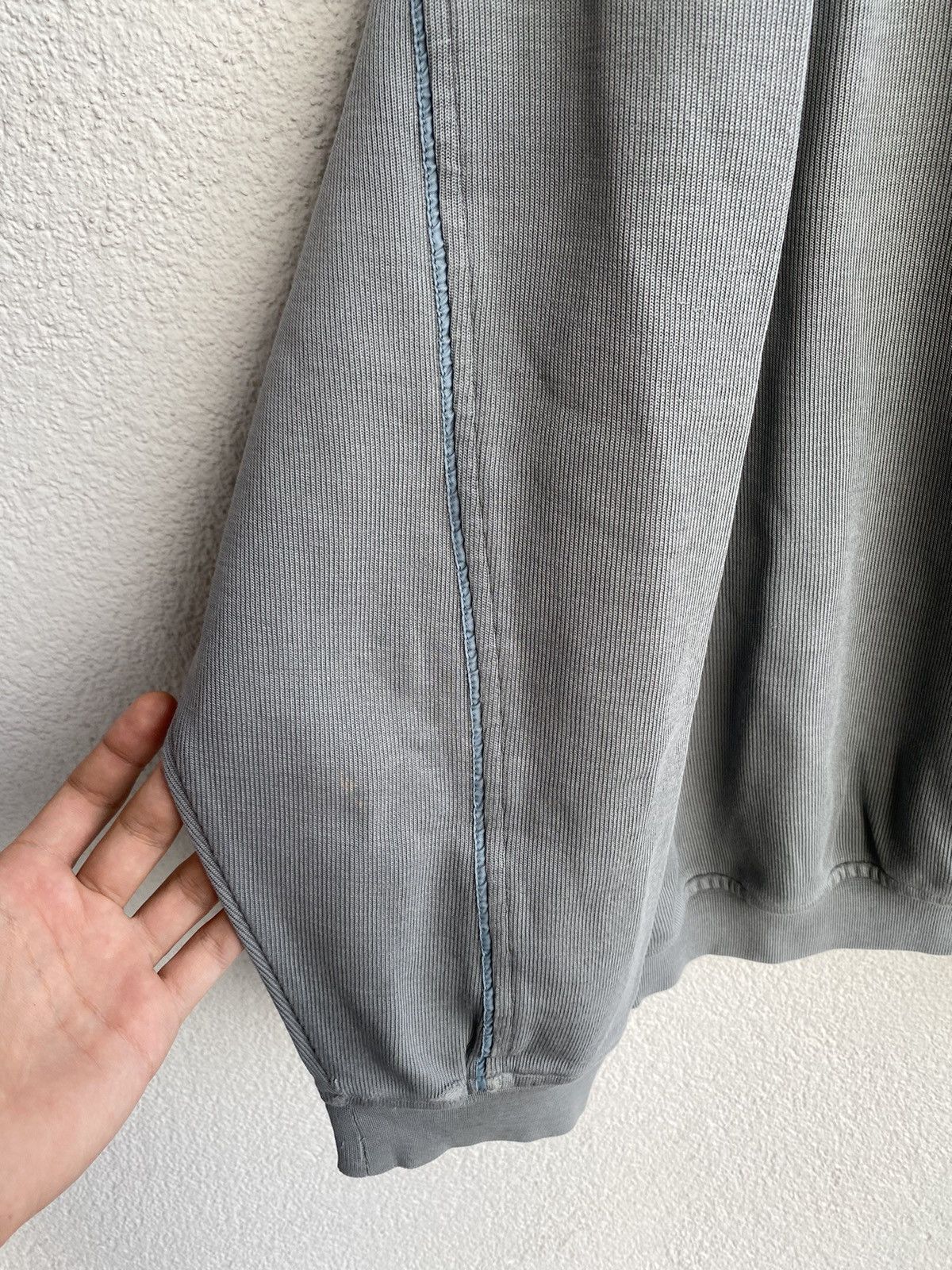 Yves Saint Laurent Turquoise 90s YSL Sweatshirt 1/4 Quarter Zip Vintage Sweater Size US L / EU 52-54 / 3 - 24 Thumbnail
