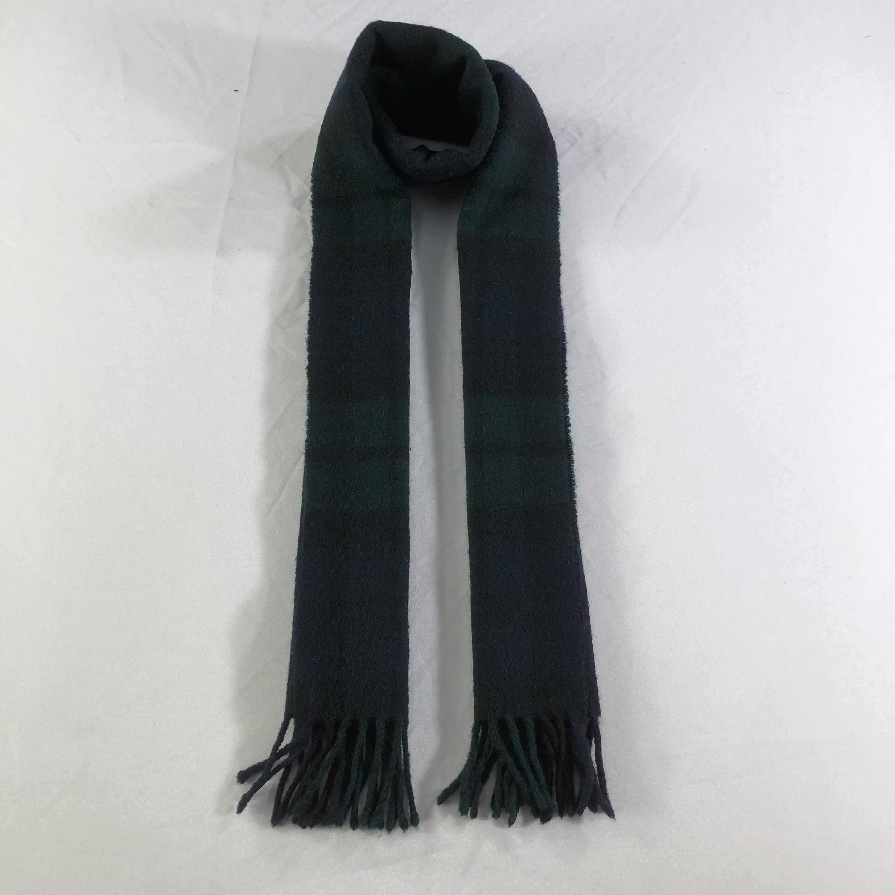 Ralph Lauren Tartan Wool Scarf Muffler V1521