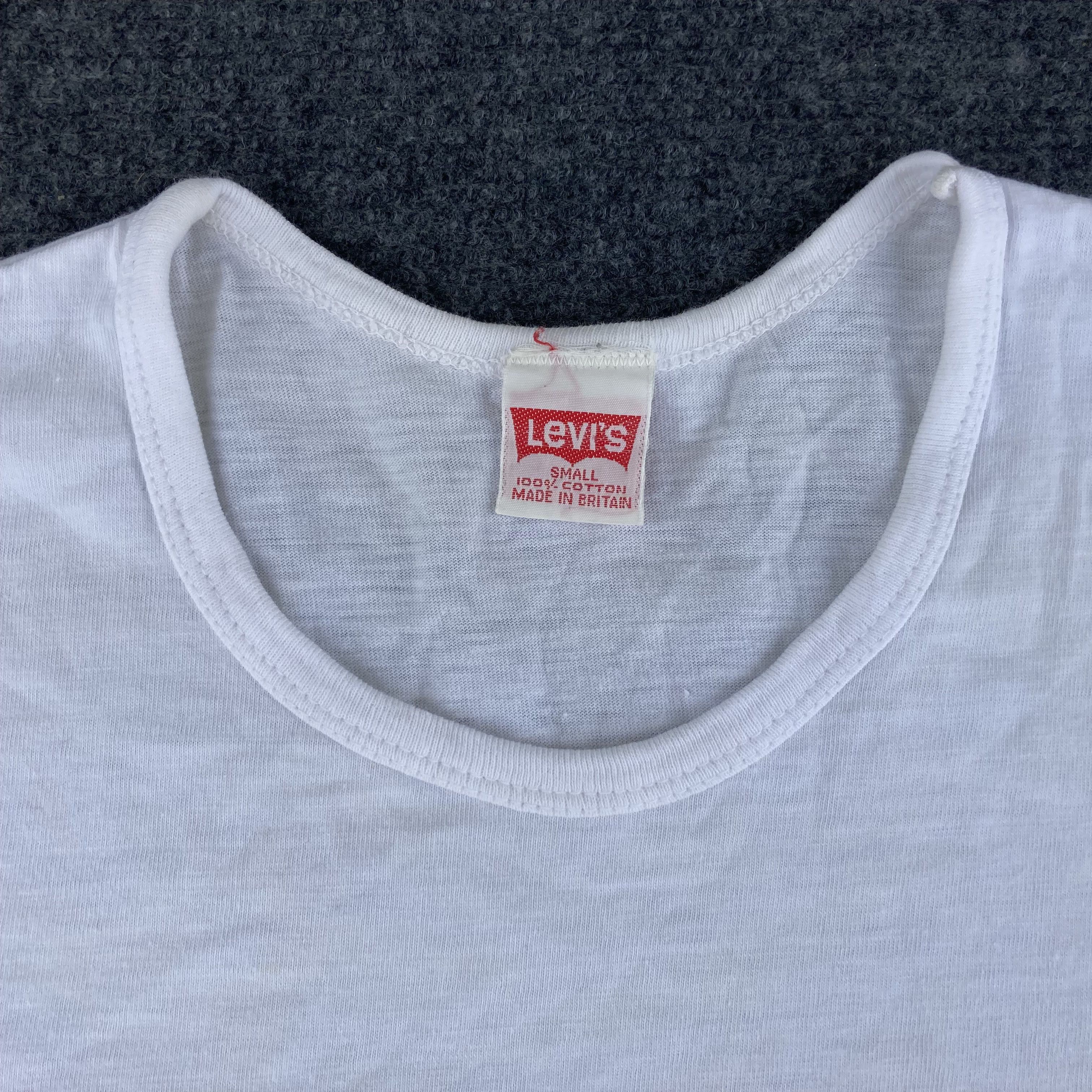 Levi's Vtg Levis Trade Mark Logo 70s 80s T Shirt Size S / US 4 / IT 40 - 3 Thumbnail