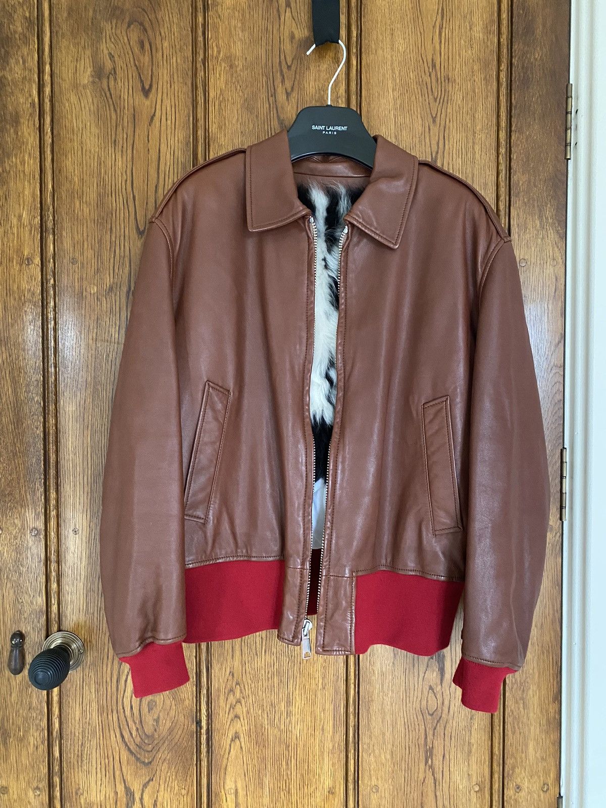 Calvin Klein 205W39NYC FW17 Calvin Klein 205w39nyc leather jacket Raf Simons $4900 Size US M / EU 48-50 / 2 - 2 Thumbnail