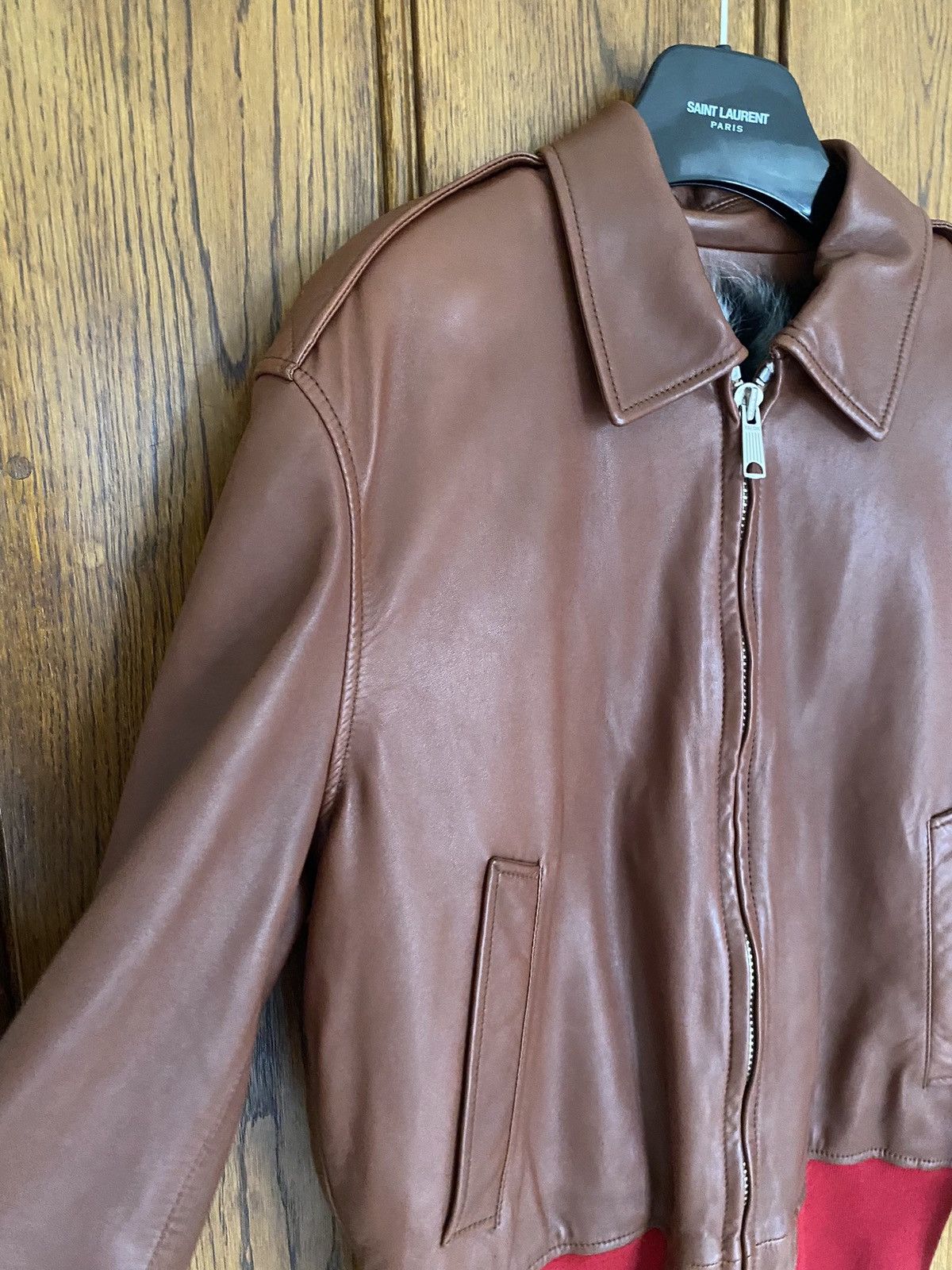Calvin Klein 205W39NYC FW17 Calvin Klein 205w39nyc leather jacket Raf Simons $4900 Size US M / EU 48-50 / 2 - 17 Thumbnail