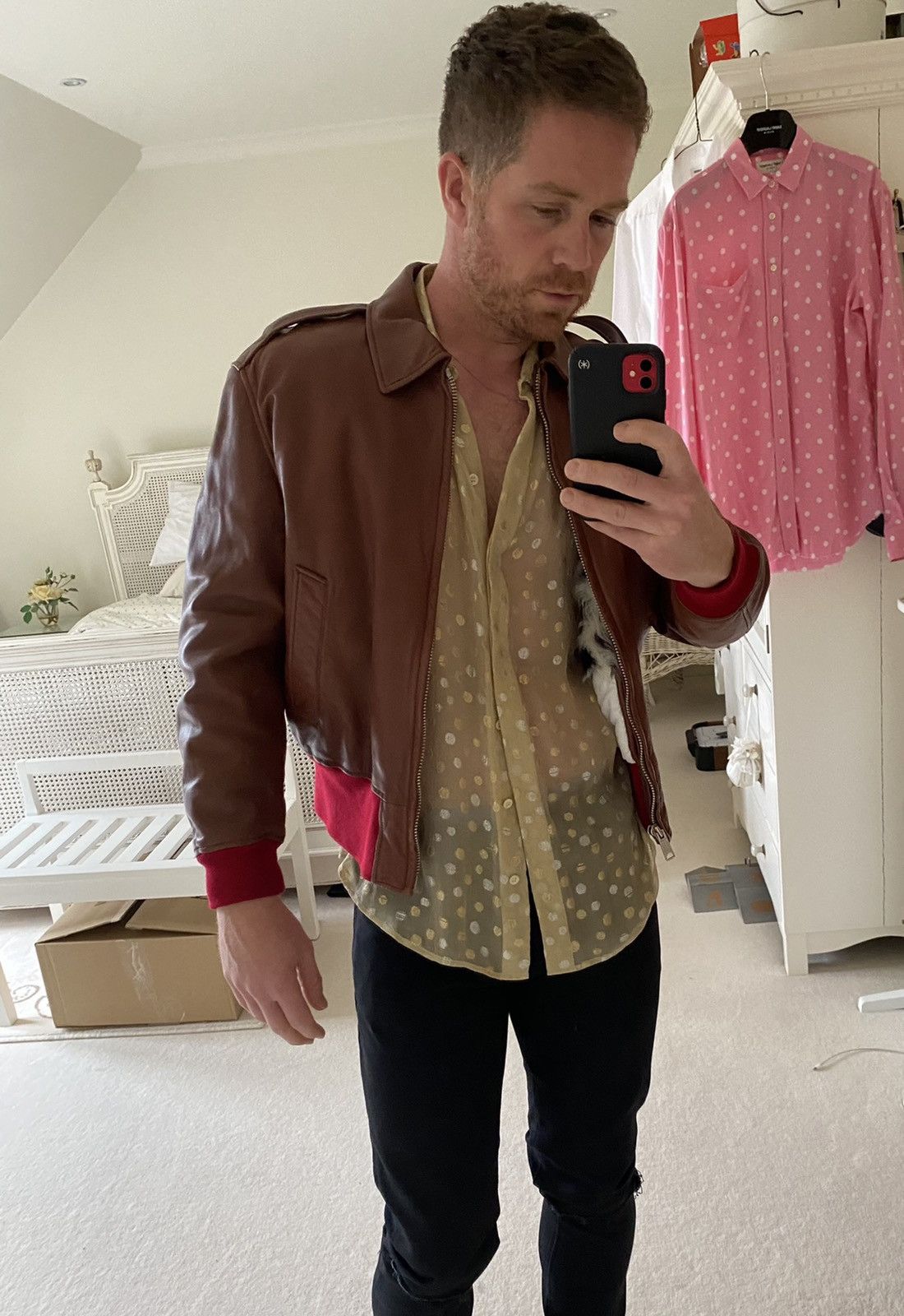 Calvin Klein 205W39NYC FW17 Calvin Klein 205w39nyc leather jacket Raf Simons $4900 Size US M / EU 48-50 / 2 - 5 Thumbnail