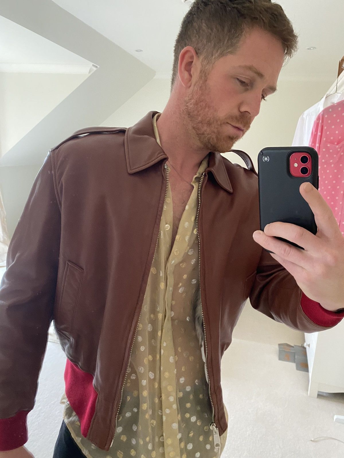 Calvin Klein 205W39NYC FW17 Calvin Klein 205w39nyc leather jacket Raf Simons $4900 Size US M / EU 48-50 / 2 - 7 Thumbnail