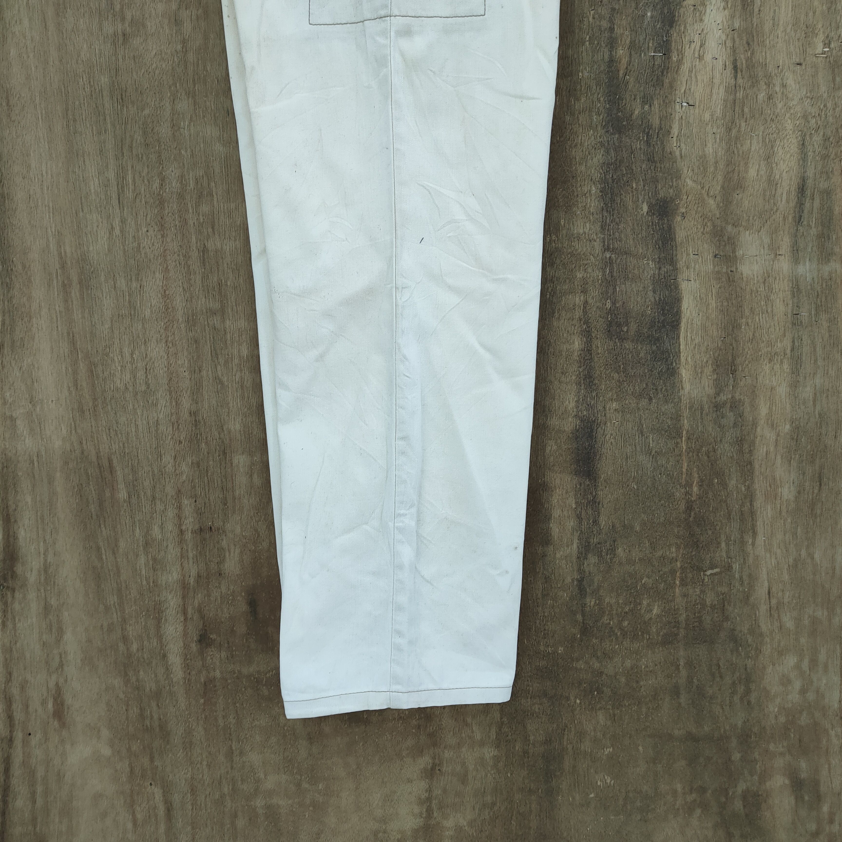StraightFaded SMITH'S AMERICAN FADED WHITE/STAIN CARGO PANTS Size US 30 / EU 46 - 14 Thumbnail