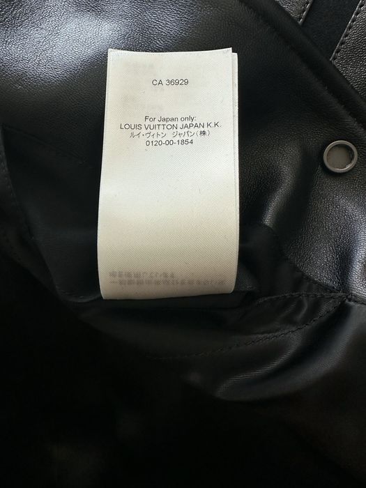 Louis Vuitton Varsity Blouson BLACK. Size 58