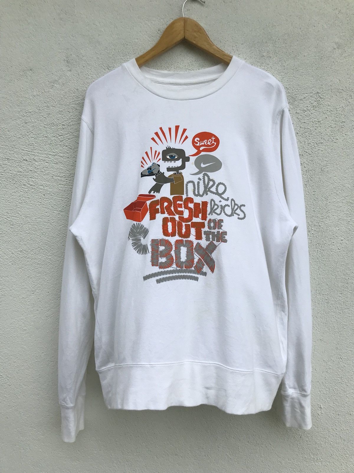 Nike Nike Crewneck Sweatshirt Sweater Armpit 24.5”x29” Size US XXL / EU 58 / 5 - 4 Thumbnail
