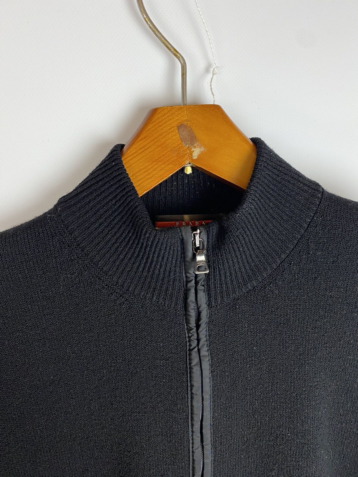 Prada Prada Wool Zip Sweater Mens Size US M / EU 48-50 / 2 - 2 Thumbnail
