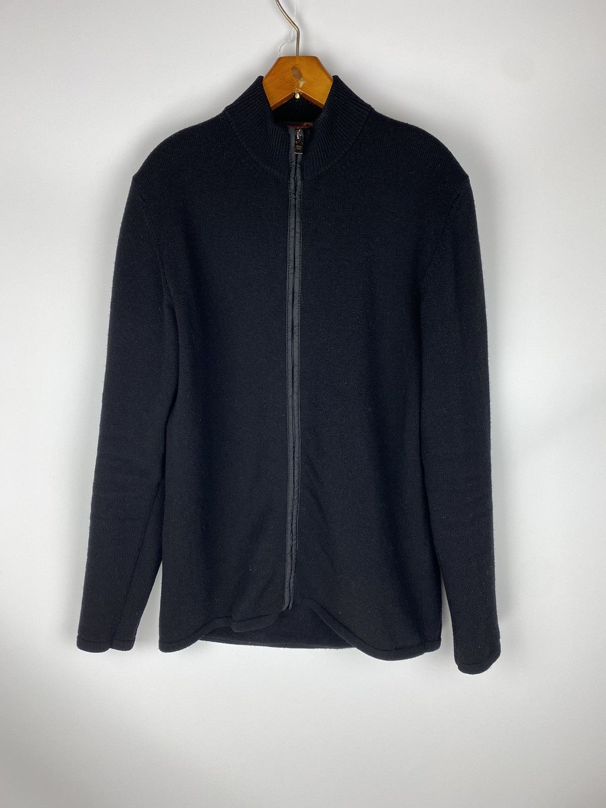 Prada Prada Wool Zip Sweater Mens Size US M / EU 48-50 / 2 - 1 Thumbnail