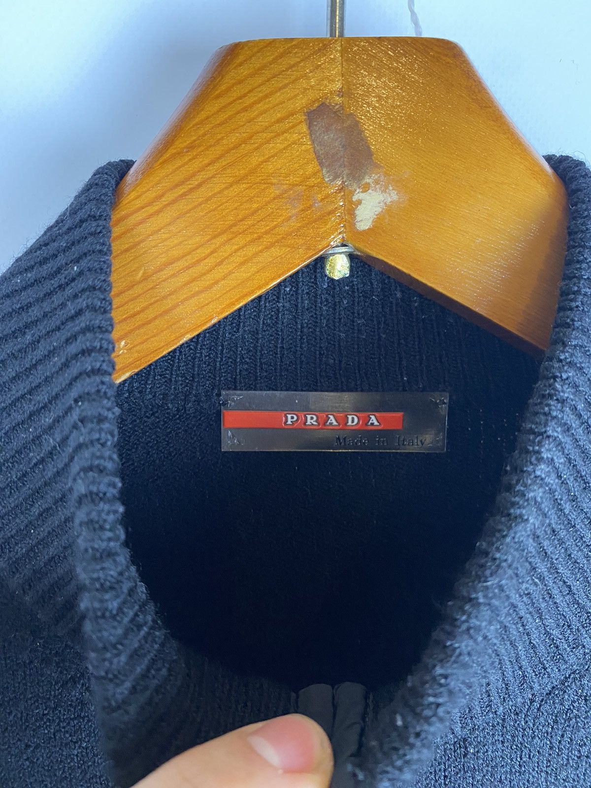 Prada Prada Wool Zip Sweater Mens Size US M / EU 48-50 / 2 - 5 Thumbnail