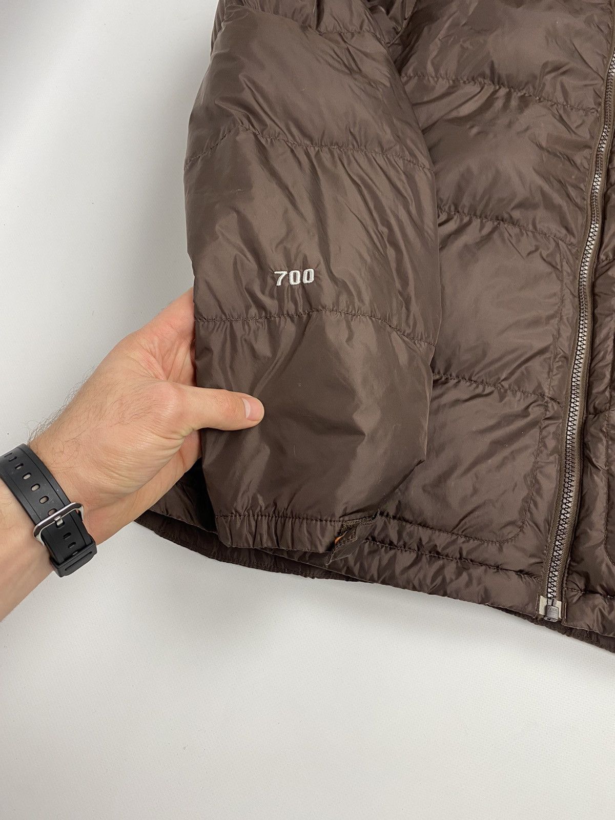 The North Face × Vintage The North Face 700 Women’s Brown Down Puffer Jacket Size L / US 10 / IT 46 - 3 Thumbnail