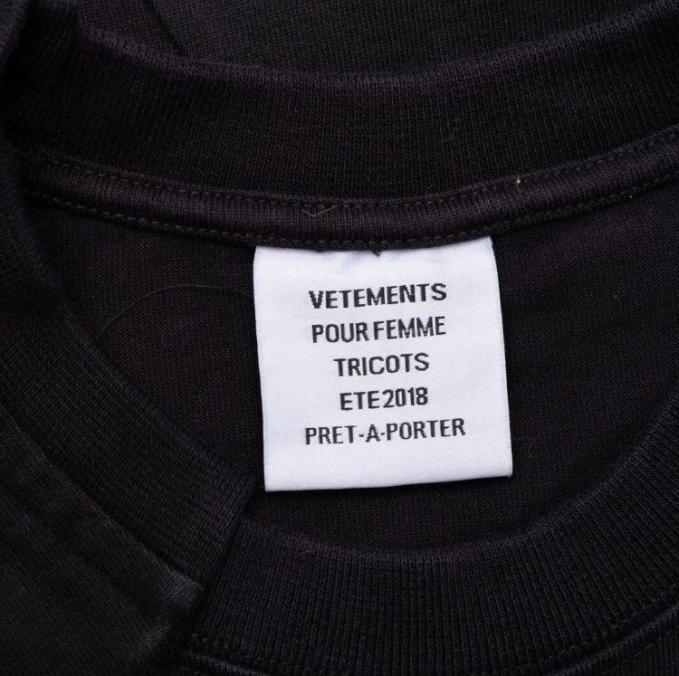 Vetements Vetements Zurich Ss18 Reconstructed T-Shirt Size US S / EU 44-46 / 1 - 8 Thumbnail