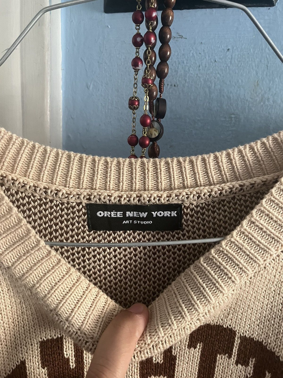 Oree New York Oree Manhattan Art Studio Knit Sweater Oat Size M Size US M / EU 48-50 / 2 - 2 Thumbnail
