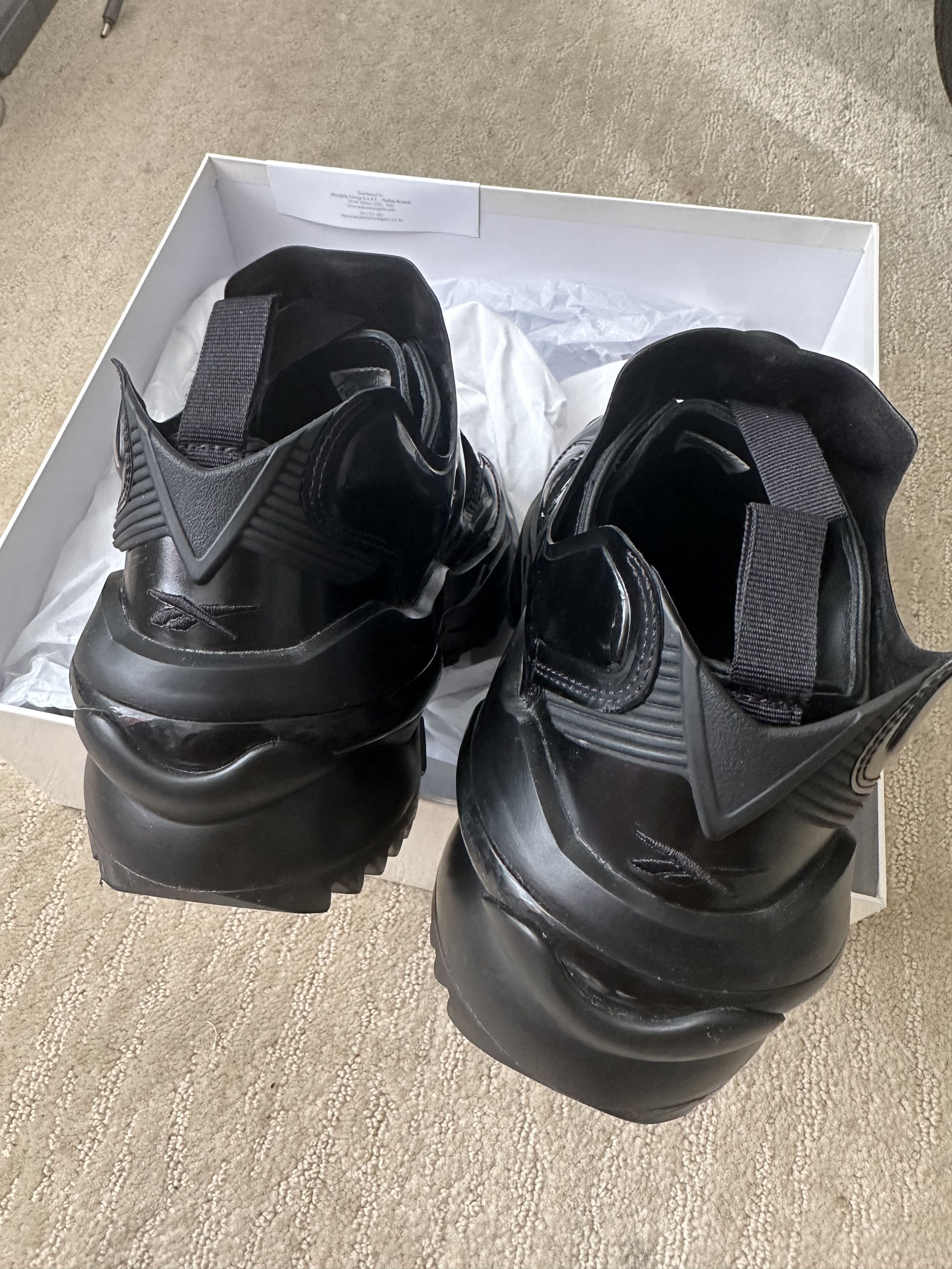 Maison Margiela × Reebok MAISON MARGIELA REEBOK TABI INSTAPUMP FURY OXFORD Black Size US 9 / EU 42 - 3 Thumbnail
