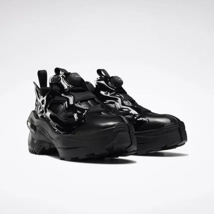 image of Maison Margiela Reebok Tabi Instapump Fury Oxford Black Shoes, Men's (Size 9)