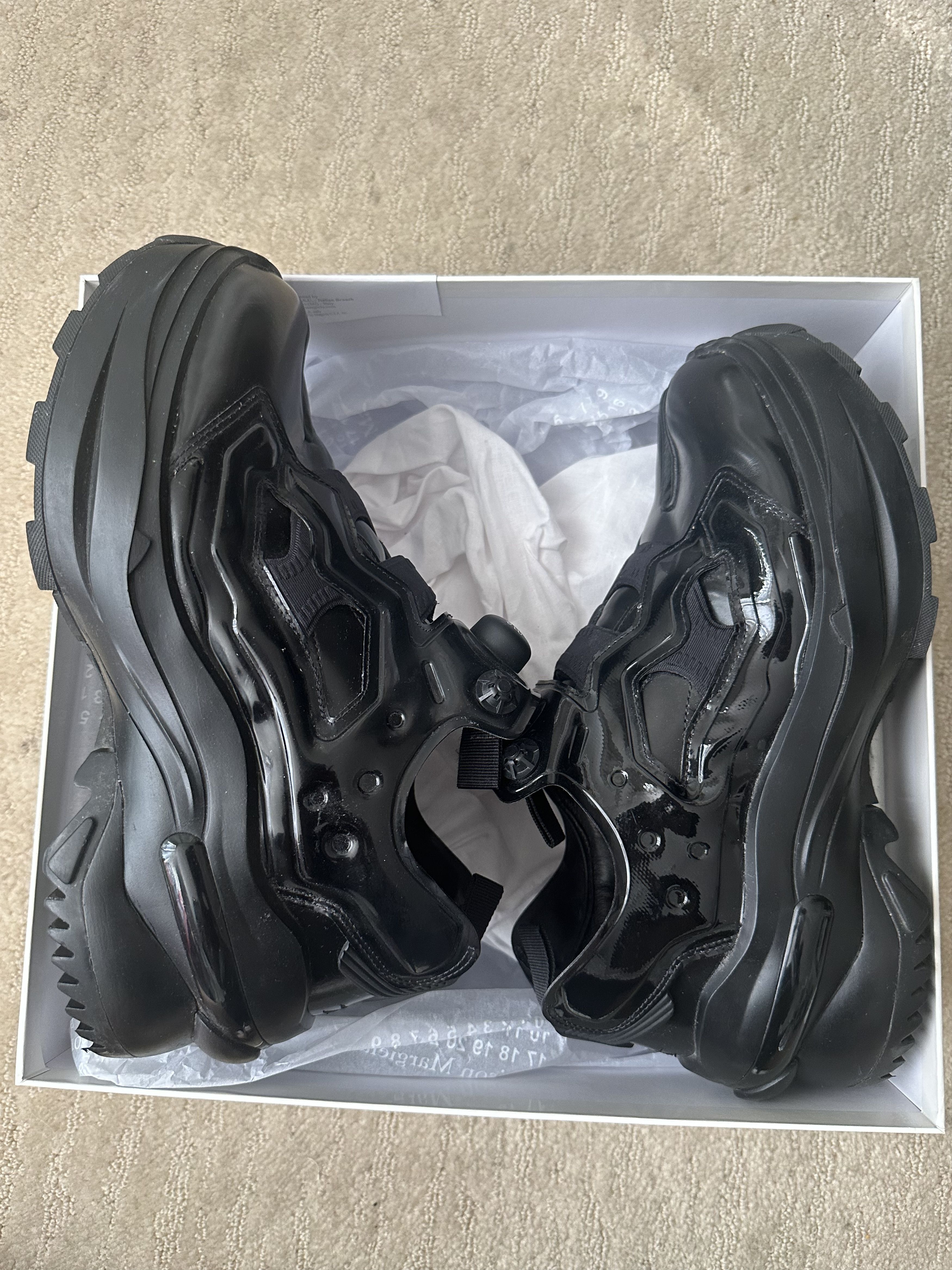 Maison Margiela × Reebok MAISON MARGIELA REEBOK TABI INSTAPUMP FURY OXFORD Black Size US 9 / EU 42 - 5 Thumbnail