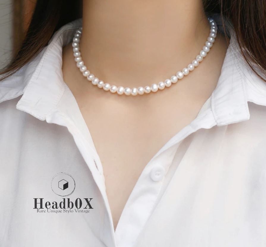 Jewelry Natural Freshwater Pearl Chokers Necklace Size ONE SIZE - 1 Thumbnail