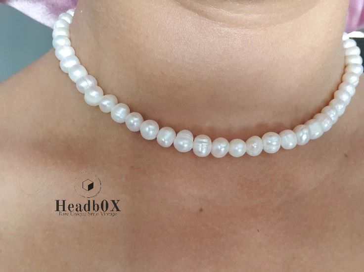 Jewelry Natural Freshwater Pearl Chokers Necklace Size ONE SIZE - 3 Thumbnail