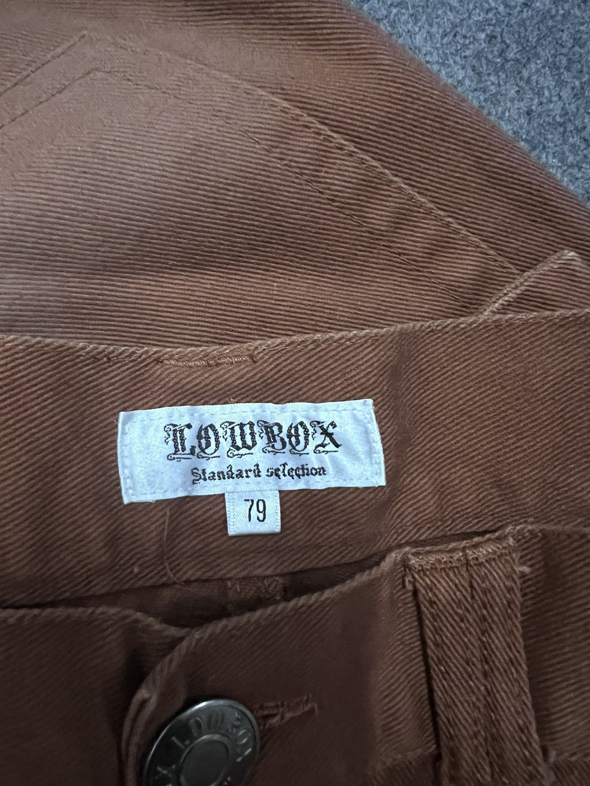 Japanese Brand × Vintage LOWBOX DISTRESSED COTTON PANT Size US 30 / EU 46 - 7 Thumbnail