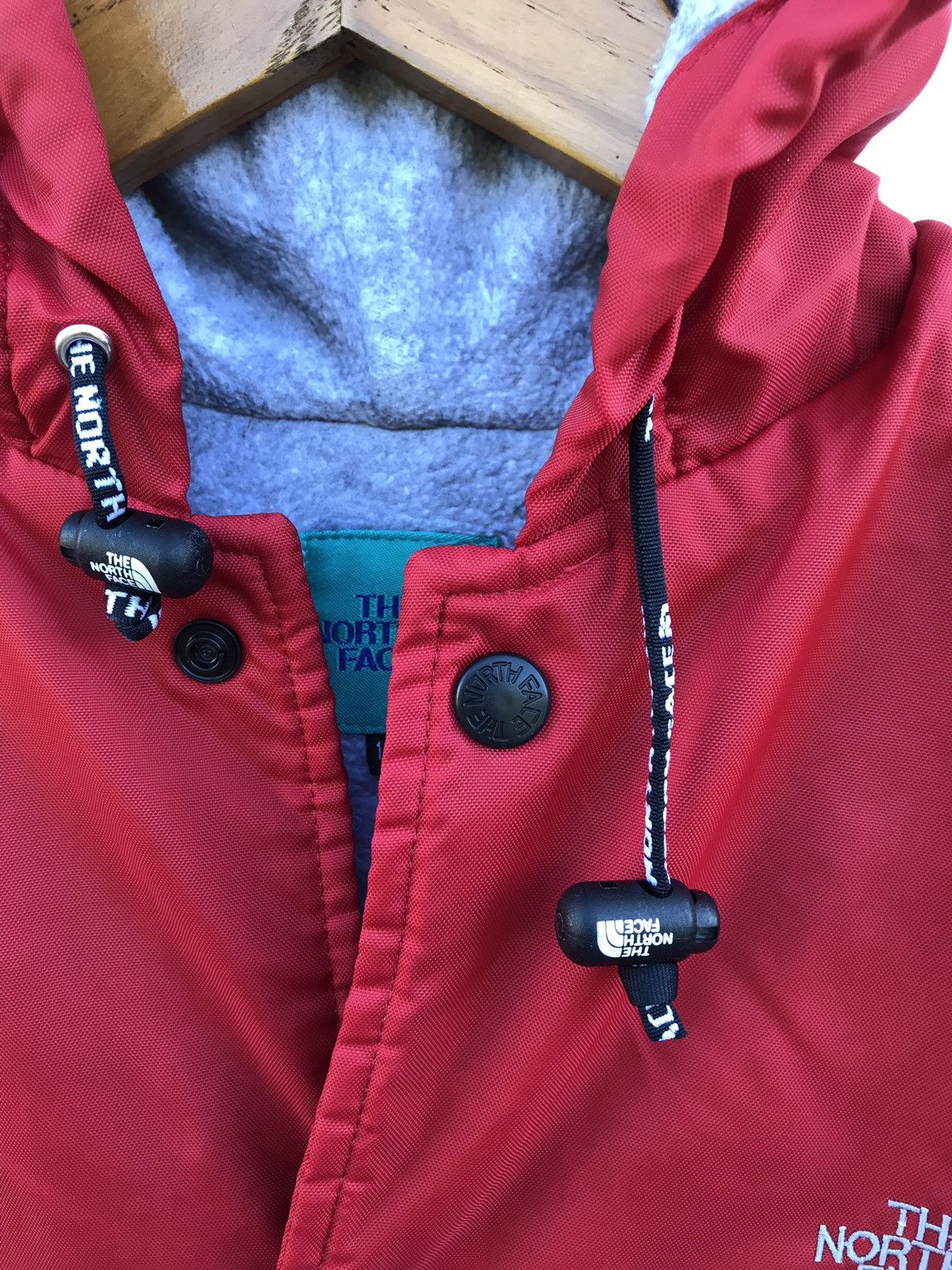 The North Face The North Face Spellout Red Big Logo Hoodie Long Jacket Size US S / EU 44-46 / 1 - 4 Thumbnail