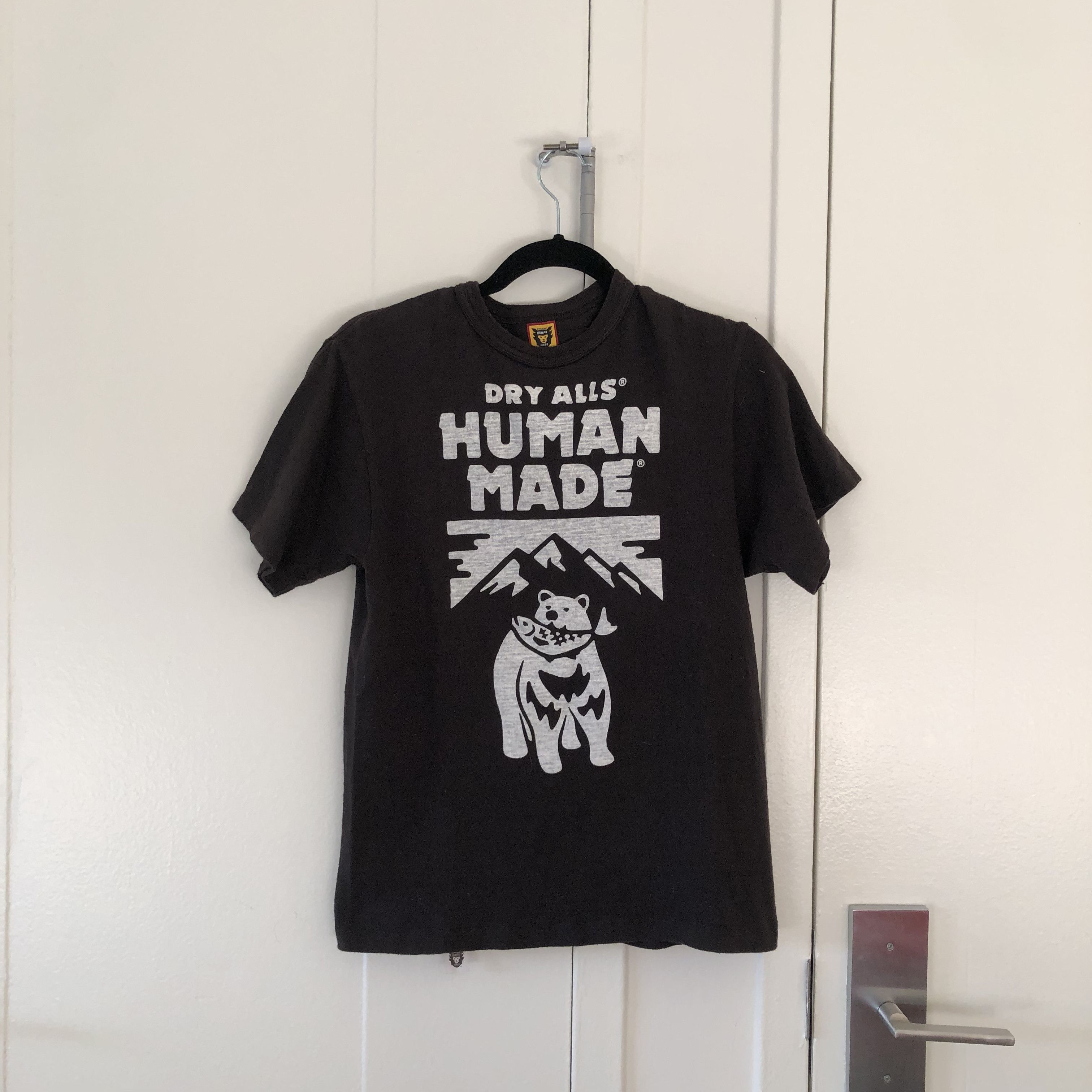 image of Human Made Polar Bear Tee in Black, Men's (Size Small)