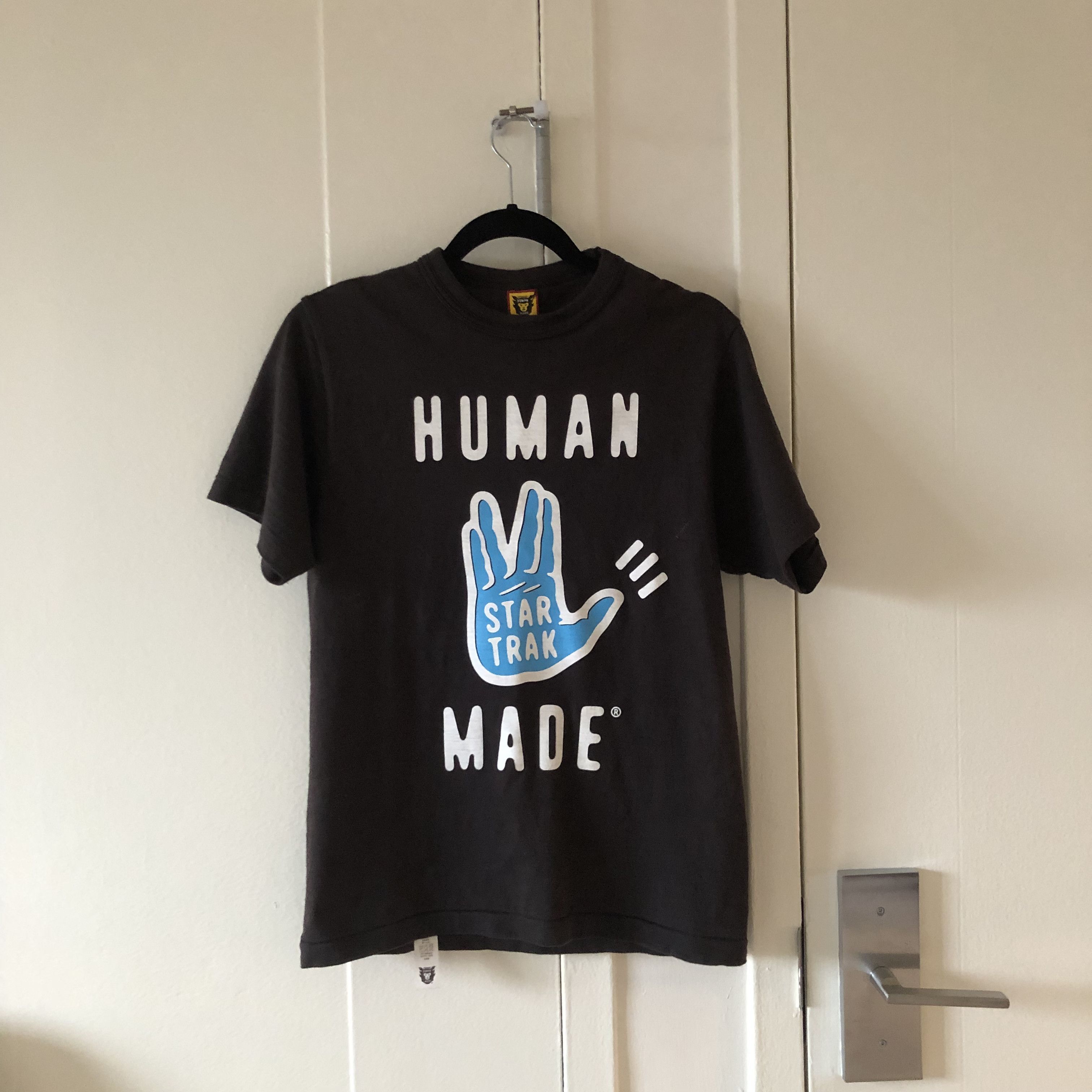 Image of Human Made x Pharrell Star Trek Tee in Black, Men's (Size Small)